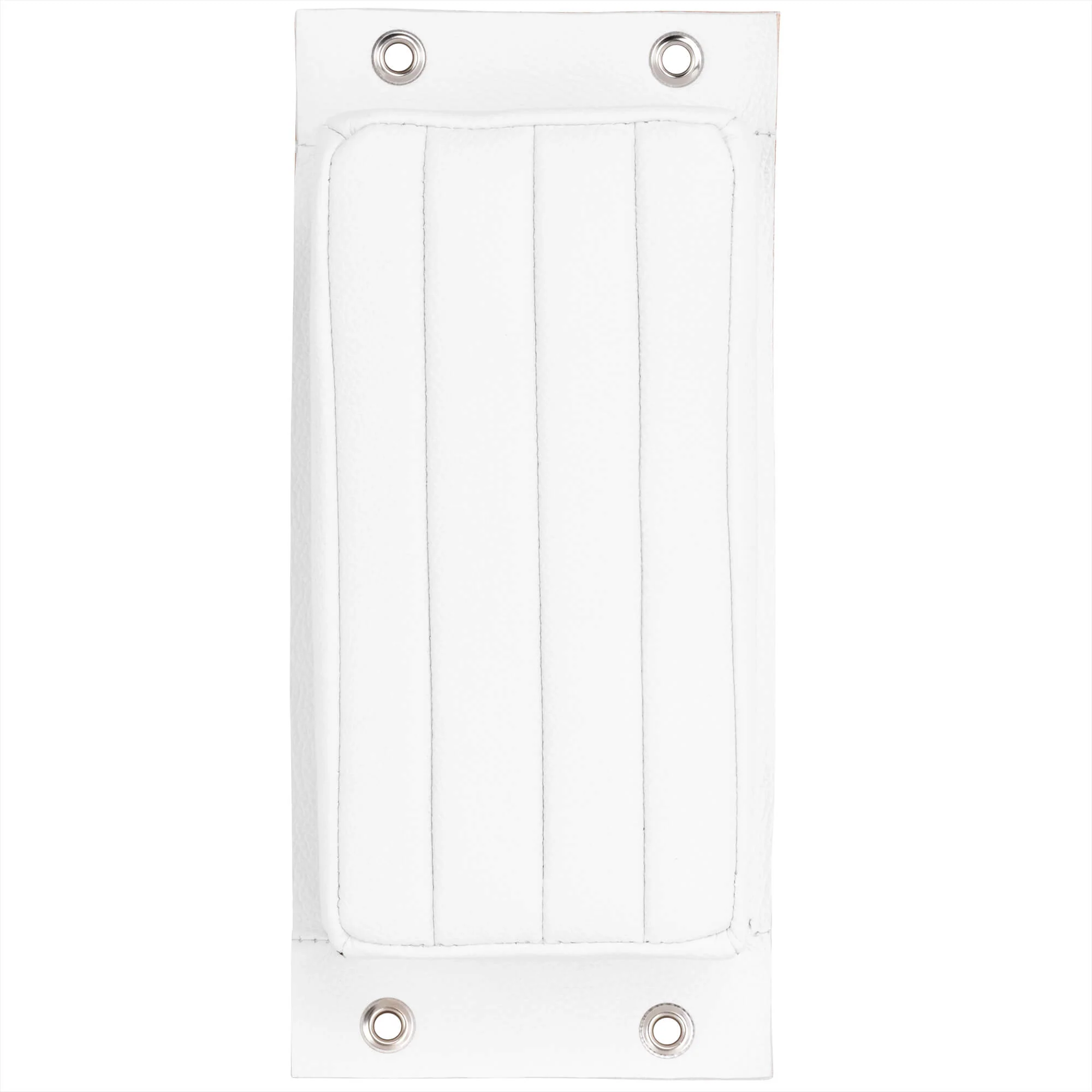 Bates Style Pillion P-Pad - Tuck-n-Roll - White - Image 4