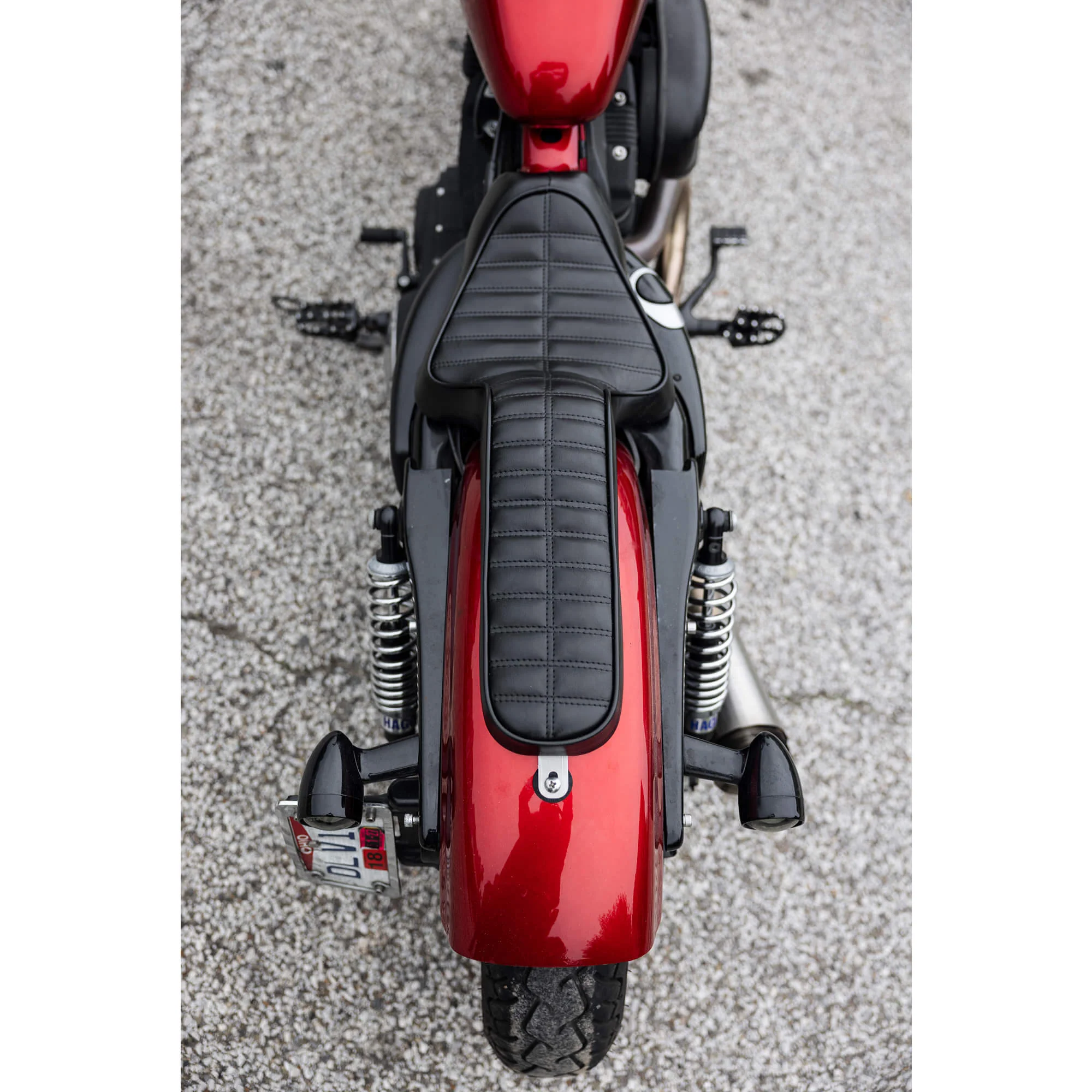 Cobra Seat - Black Pleated - 2004-2021 (Excl. 2007-09) Harley-Davidson Sportsters - Image 13