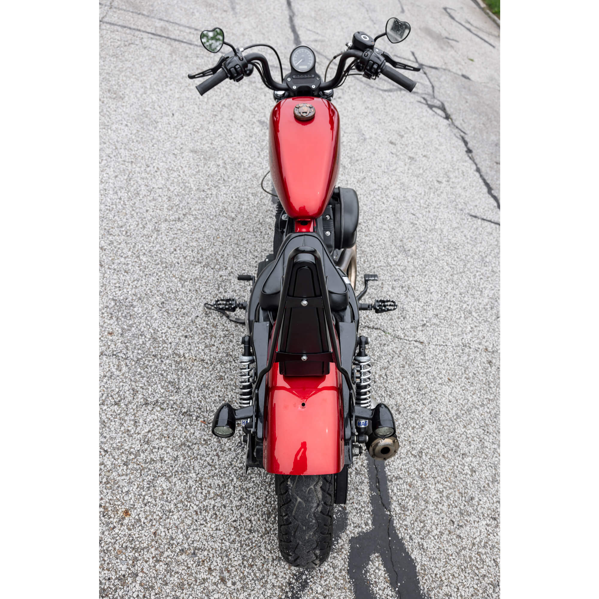 King And Queen Seat - Black Diamond - 2004-2021 (Excl. 2007-09) Harley-Davidson Sportsters - Image 18