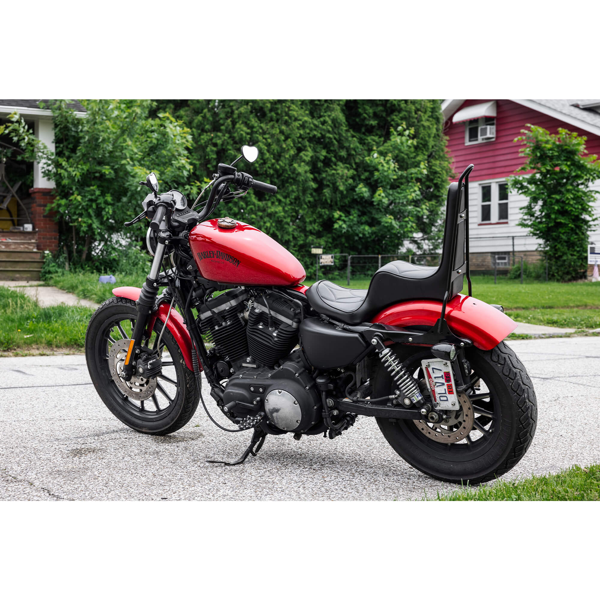 King And Queen Seat - Black Diamond - 2004-2021 (Excl. 2007-09) Harley-Davidson Sportsters - Image 19