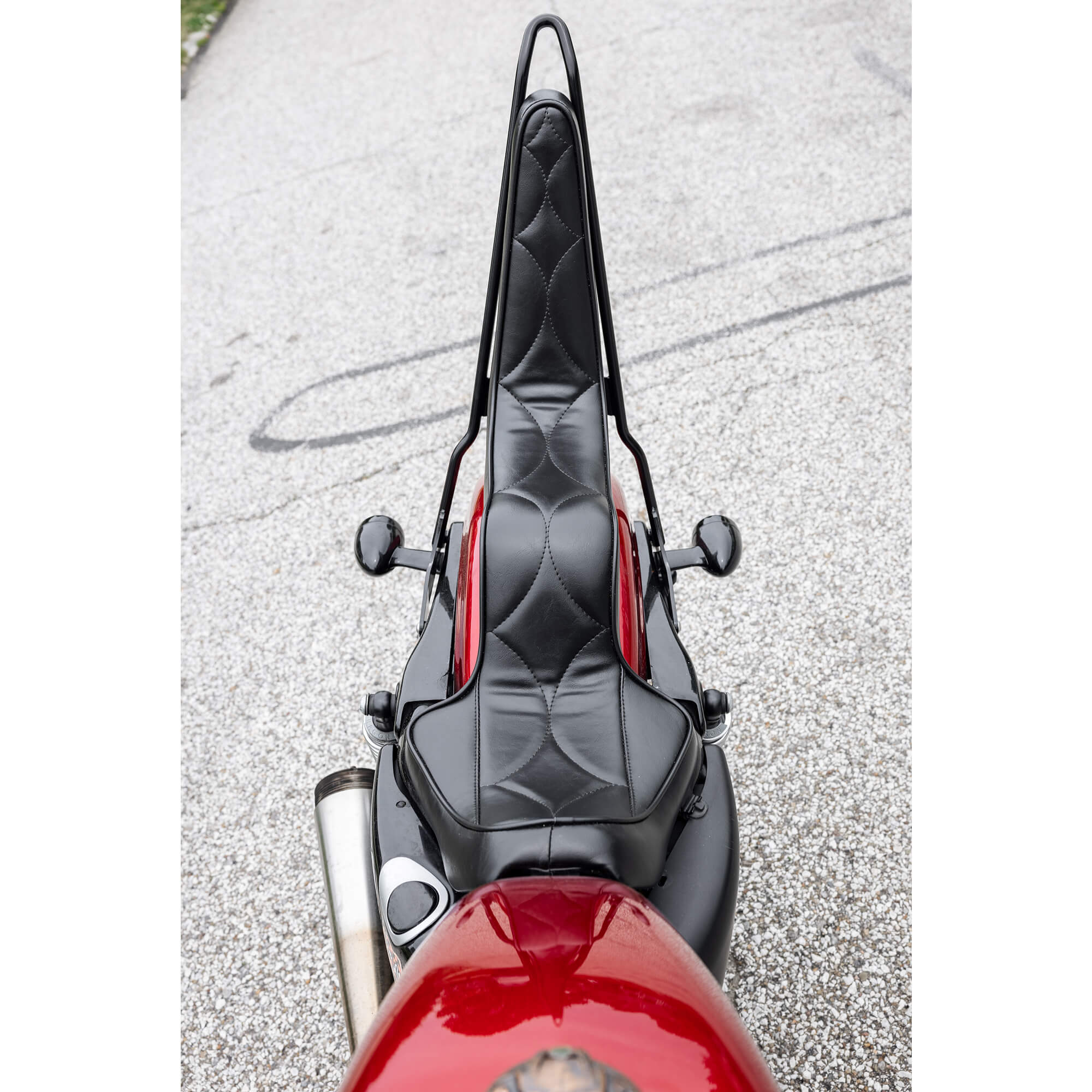 King And Queen Seat - Black Diamond - 2004-2021 (Excl. 2007-09) Harley-Davidson Sportsters - Image 20