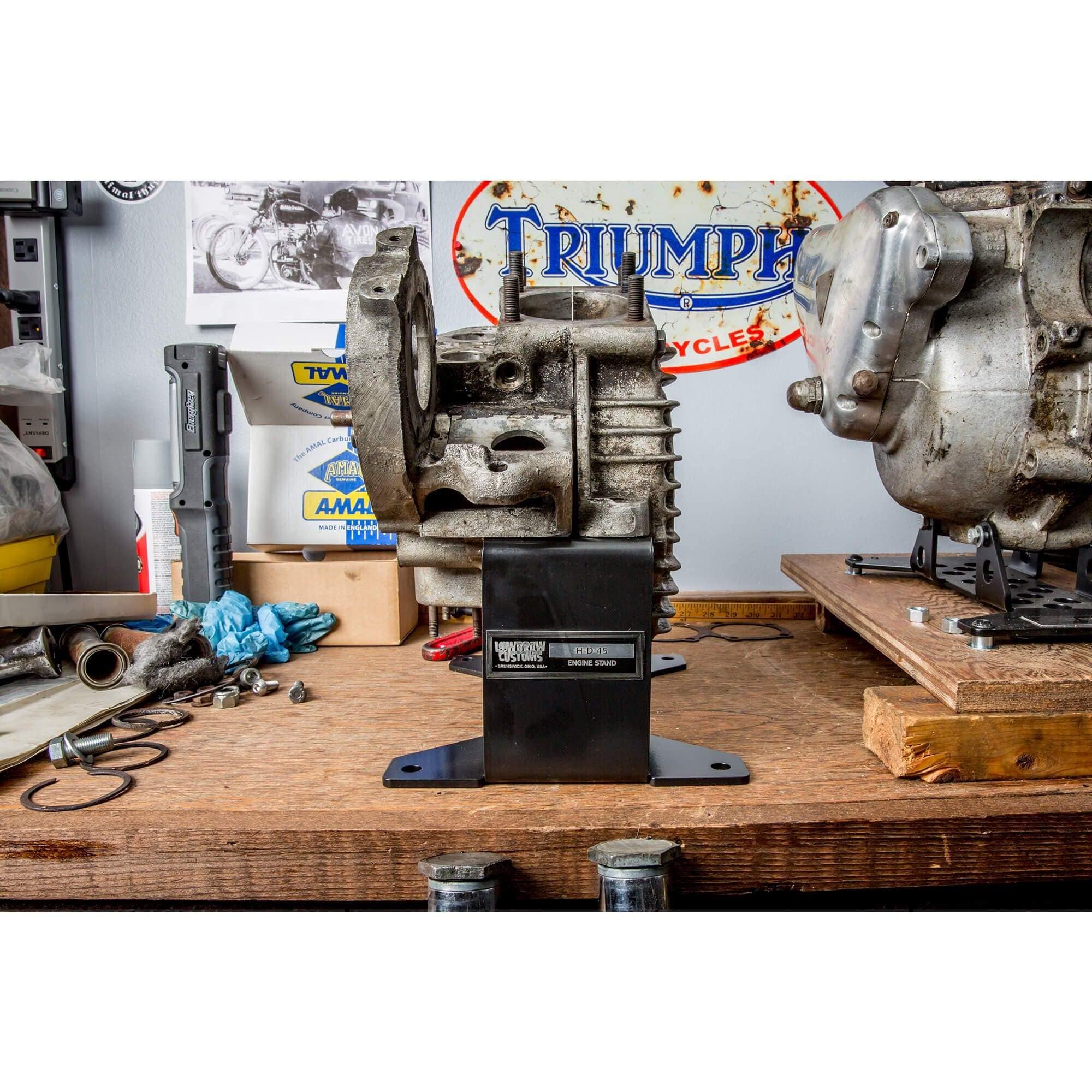 Harley-Davidson 45 Flathead Motor Engine Stand - Image 8