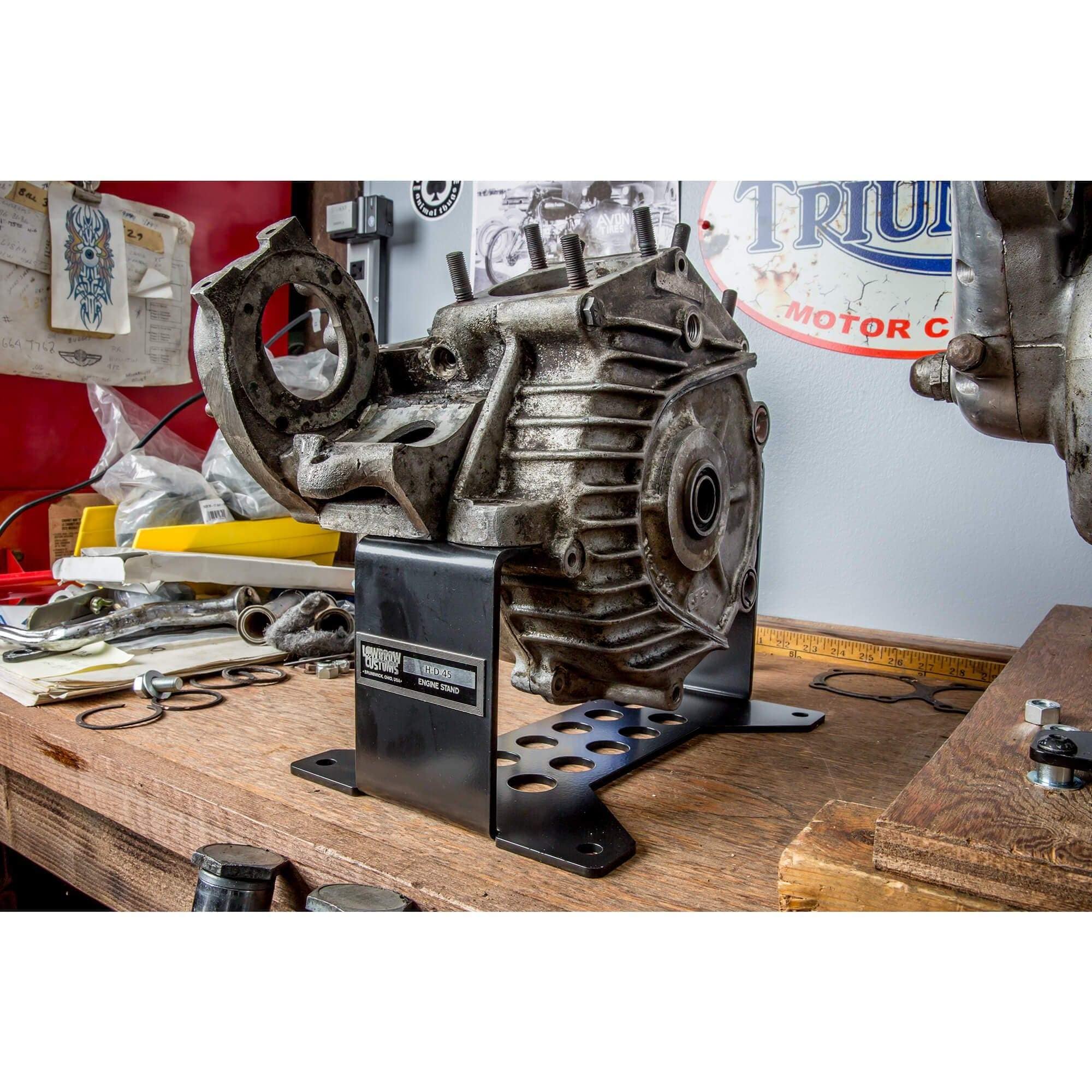Harley-Davidson 45 Flathead Motor Engine Stand - Image 9