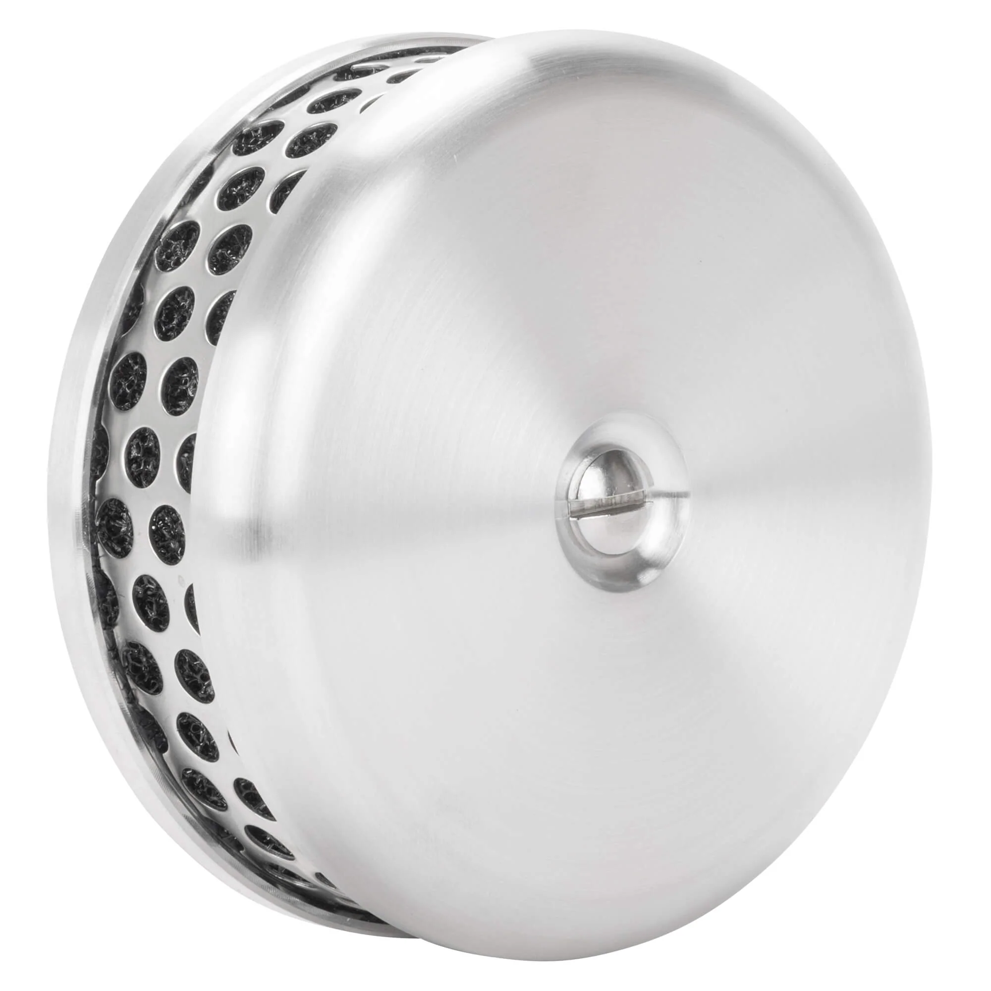 Flatty 4" Air Cleaner CV Carburetor - Brushed Aluminum - Image 4