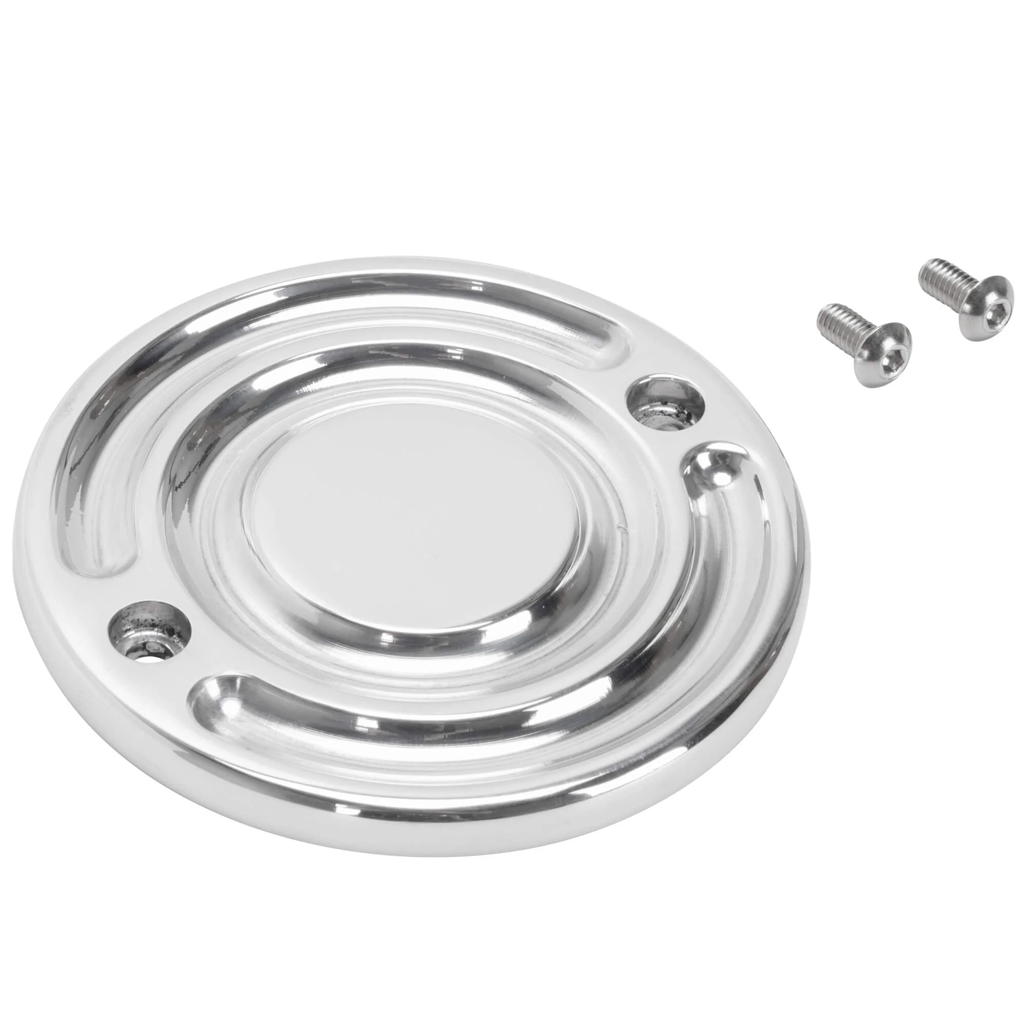 Swirl Points Cover For Harley Davidson Big Twin & Sportser - Polished - Image 2