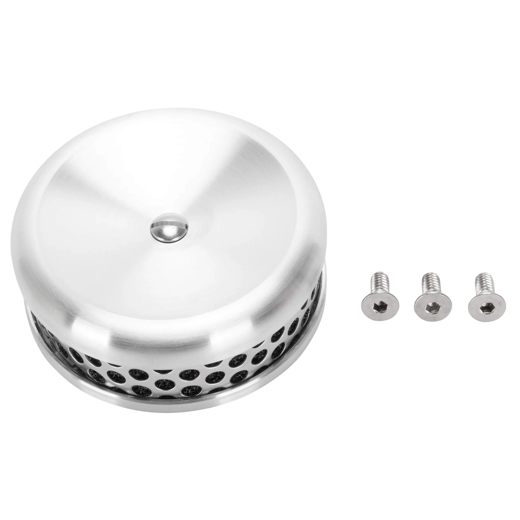 Watson 4" Air Cleaner CV Carburetor - Brushed Aluminum
