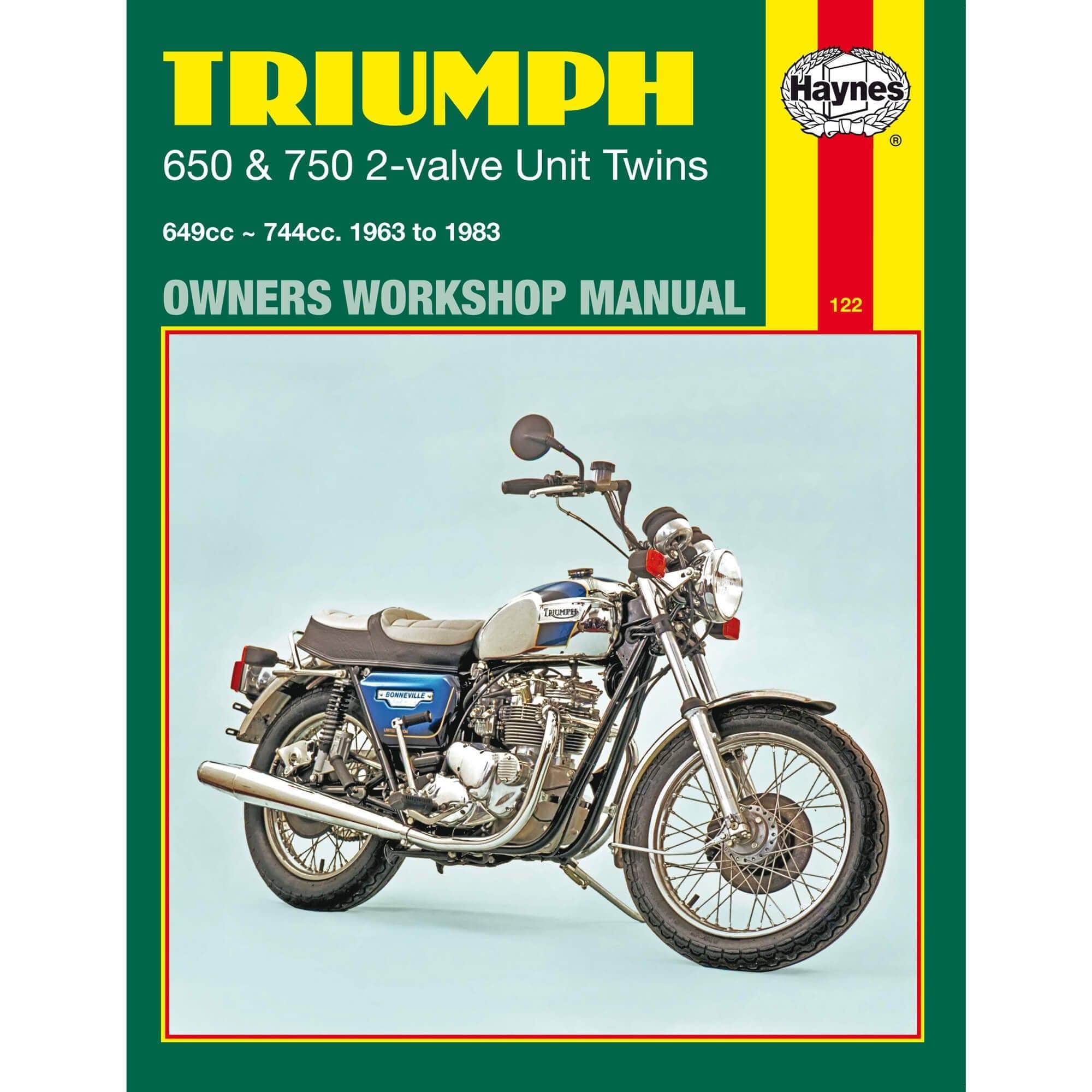 1963 - 1983 Triumph 650 750 Twins Manual