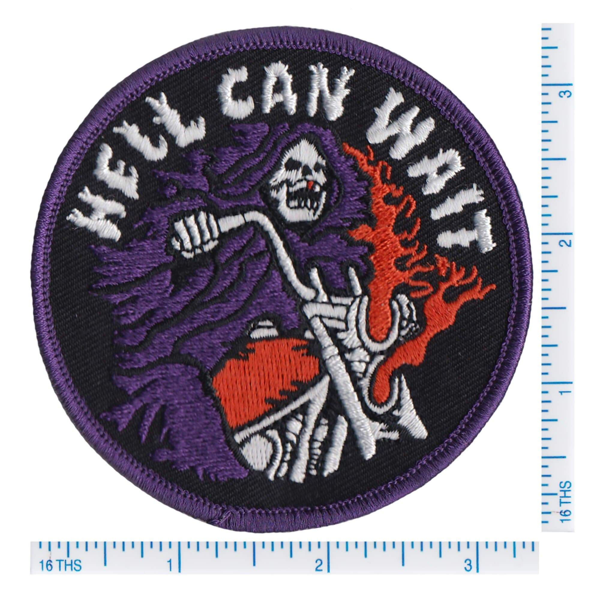 Hell Can Wait Embroidered Patch - Image 2