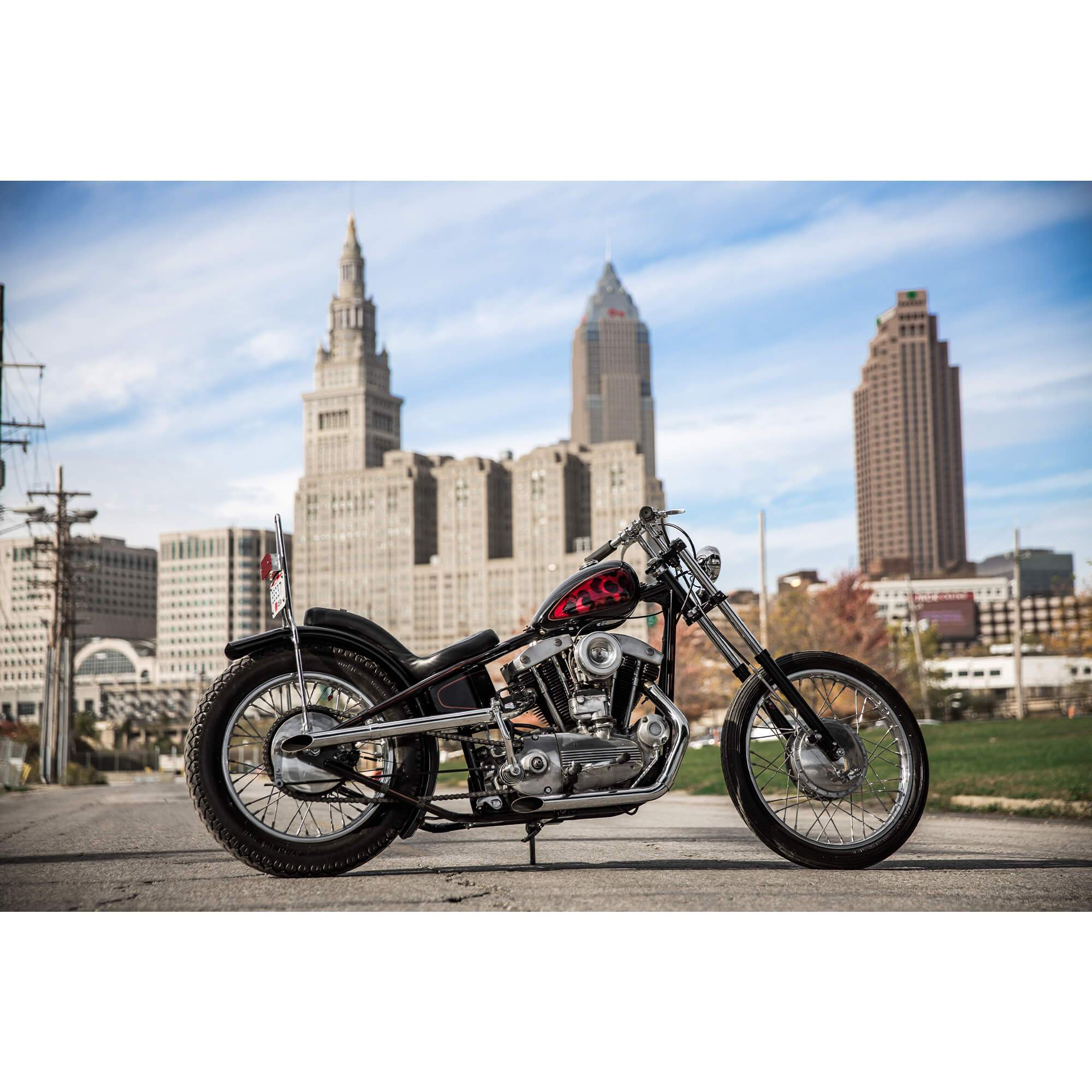 Horseshoe Oil Tank for Lowbrow Customs Weld-On Sportster Hardtails and Gasbox Full Frames - Image 26
