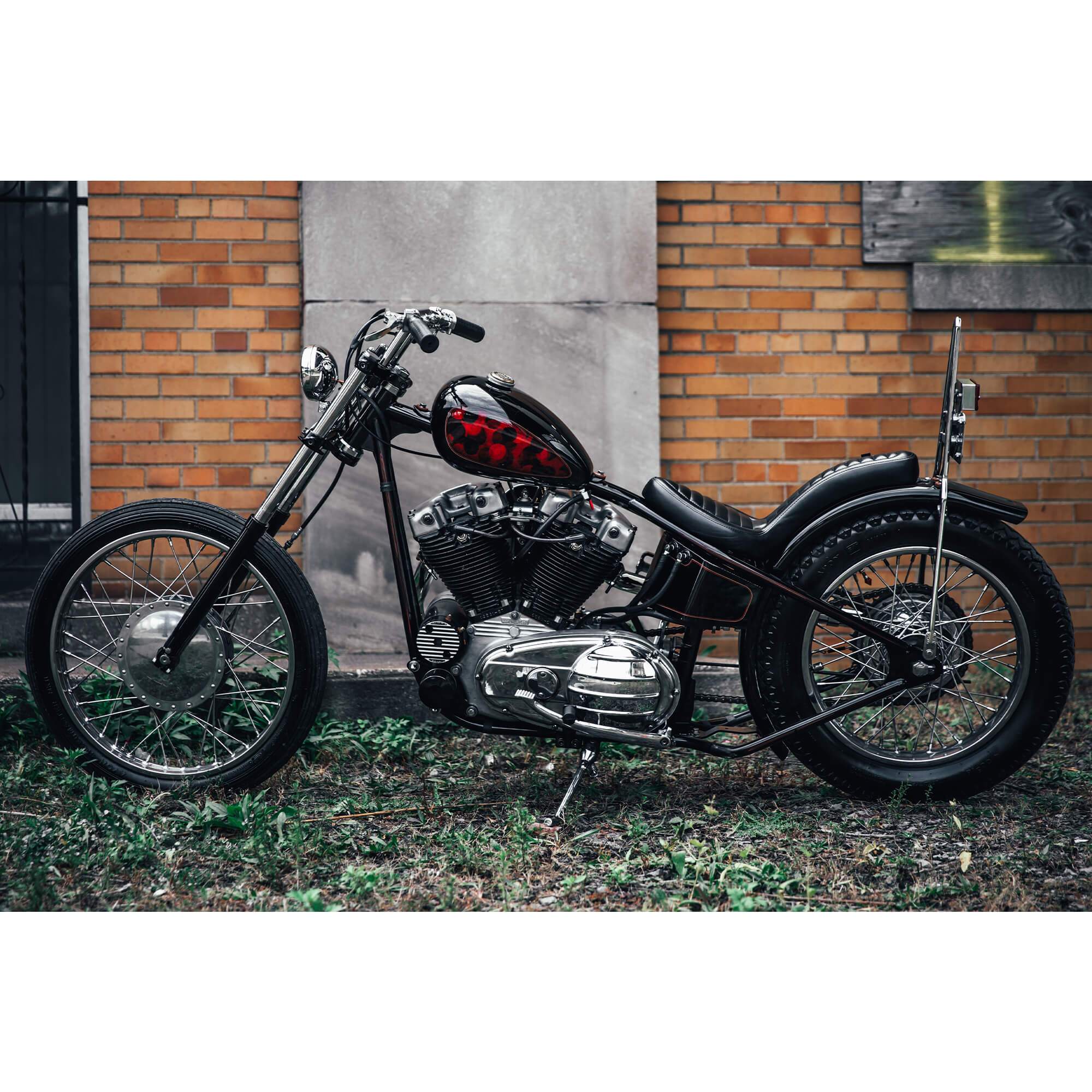 Horseshoe Oil Tank for Lowbrow Customs Weld-On Sportster Hardtails and Gasbox Full Frames - Image 28