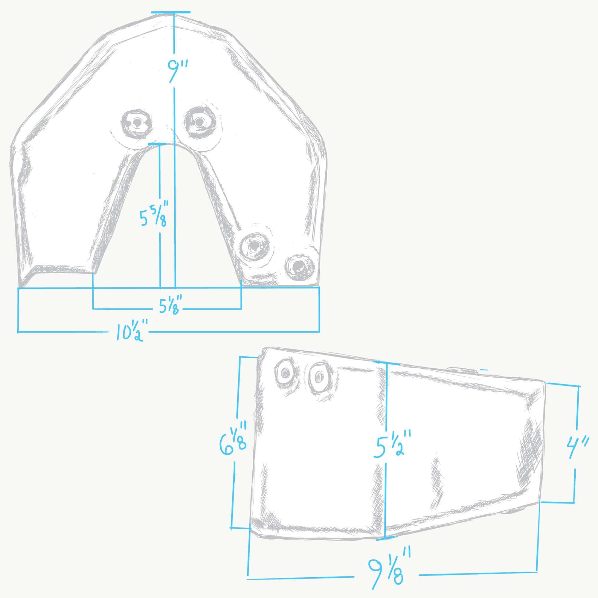Horseshoe Oil Tank for Lowbrow Customs Weld-On Sportster Hardtails and Gasbox Full Frames - Image 3