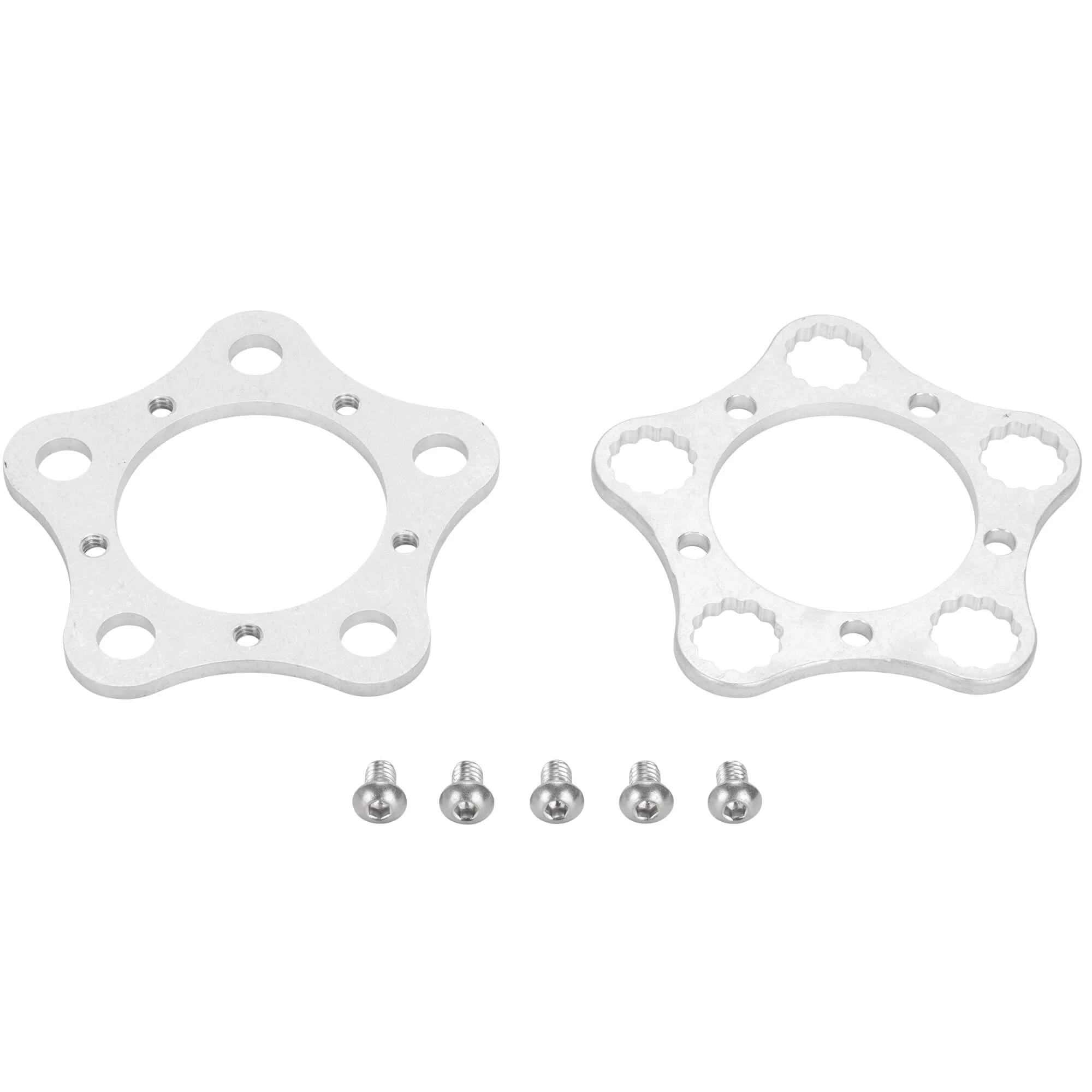 HHB Harley Davidson Sprocket Lock System - Raw Silver (Tumbled Finish) - Image 8