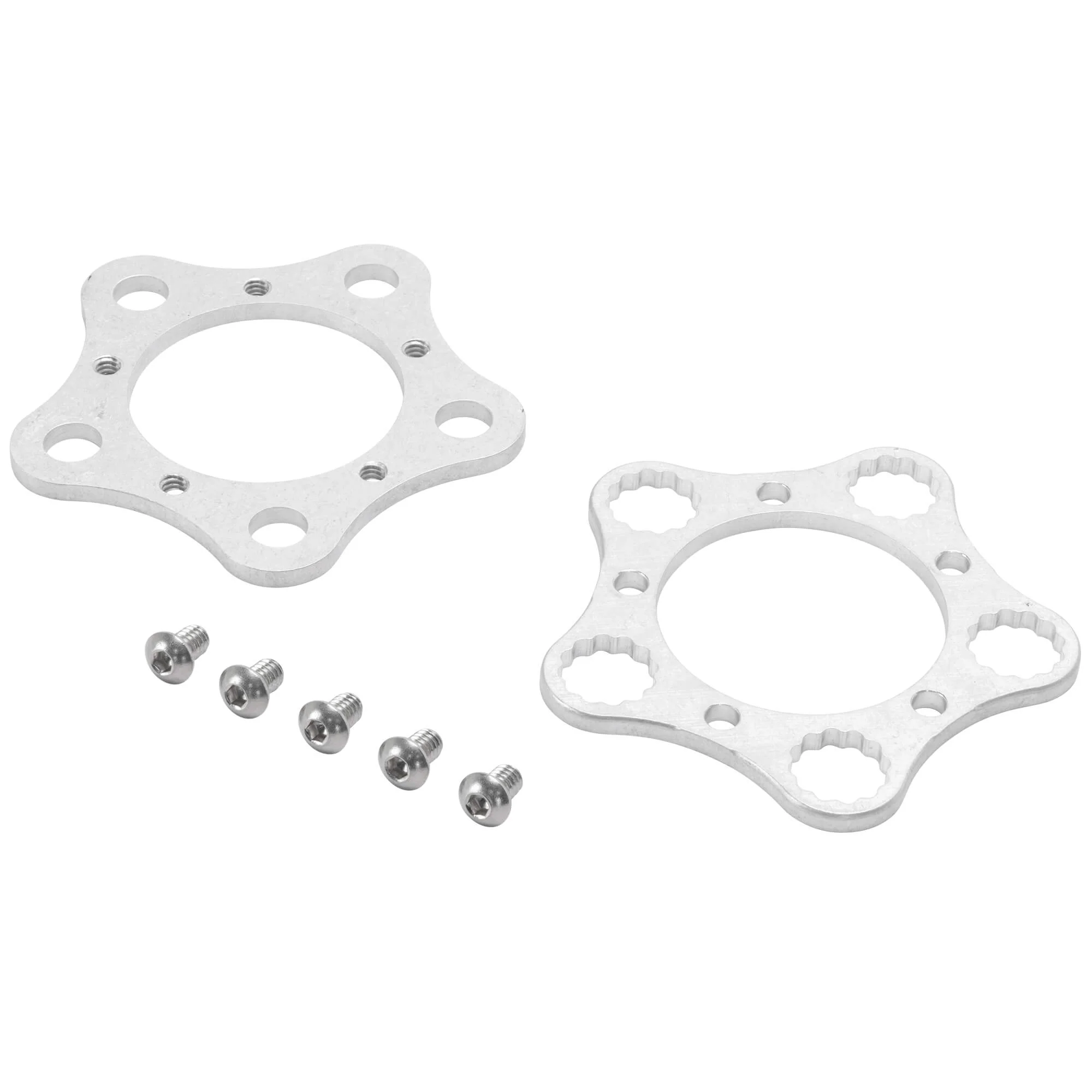 HHB Harley Davidson Sprocket Lock System - Raw Silver (Tumbled Finish) - Image 9