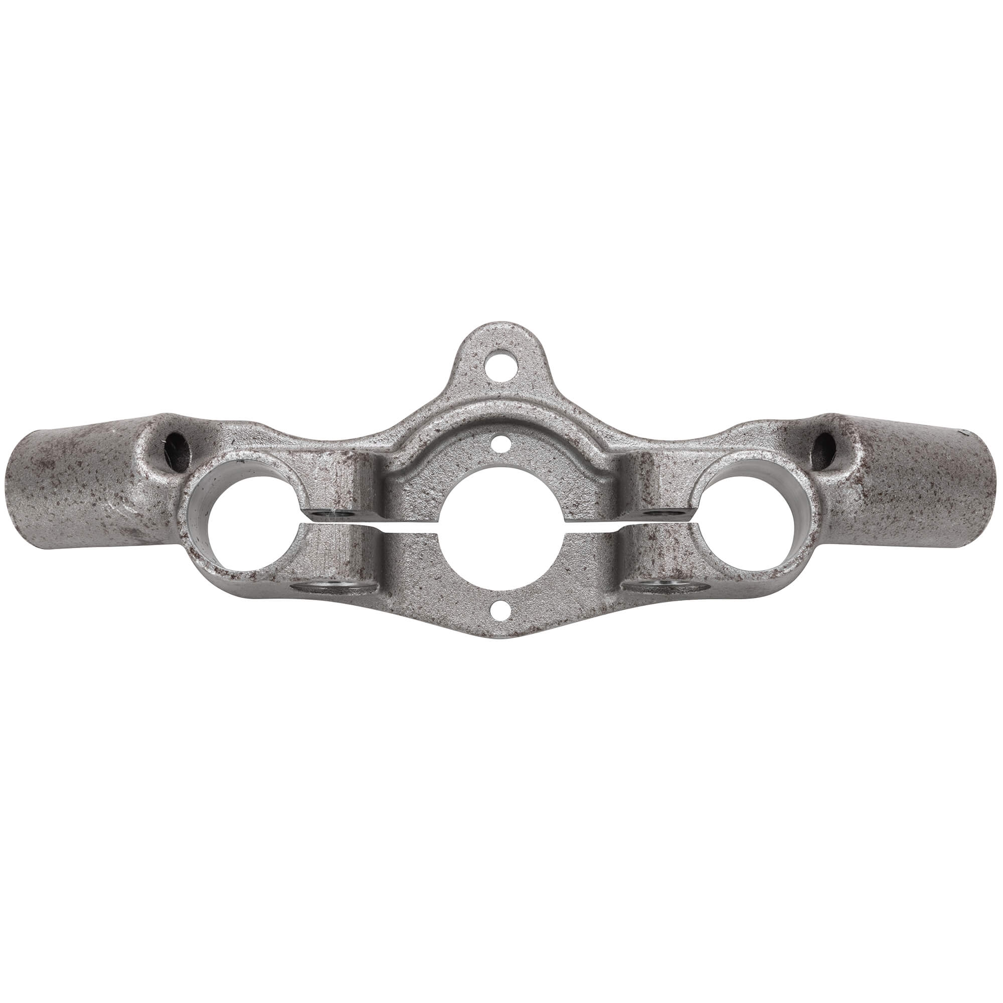Inline Springer Fork Handlebar Fabricator Top Clamp - Raw Steel - Image 4