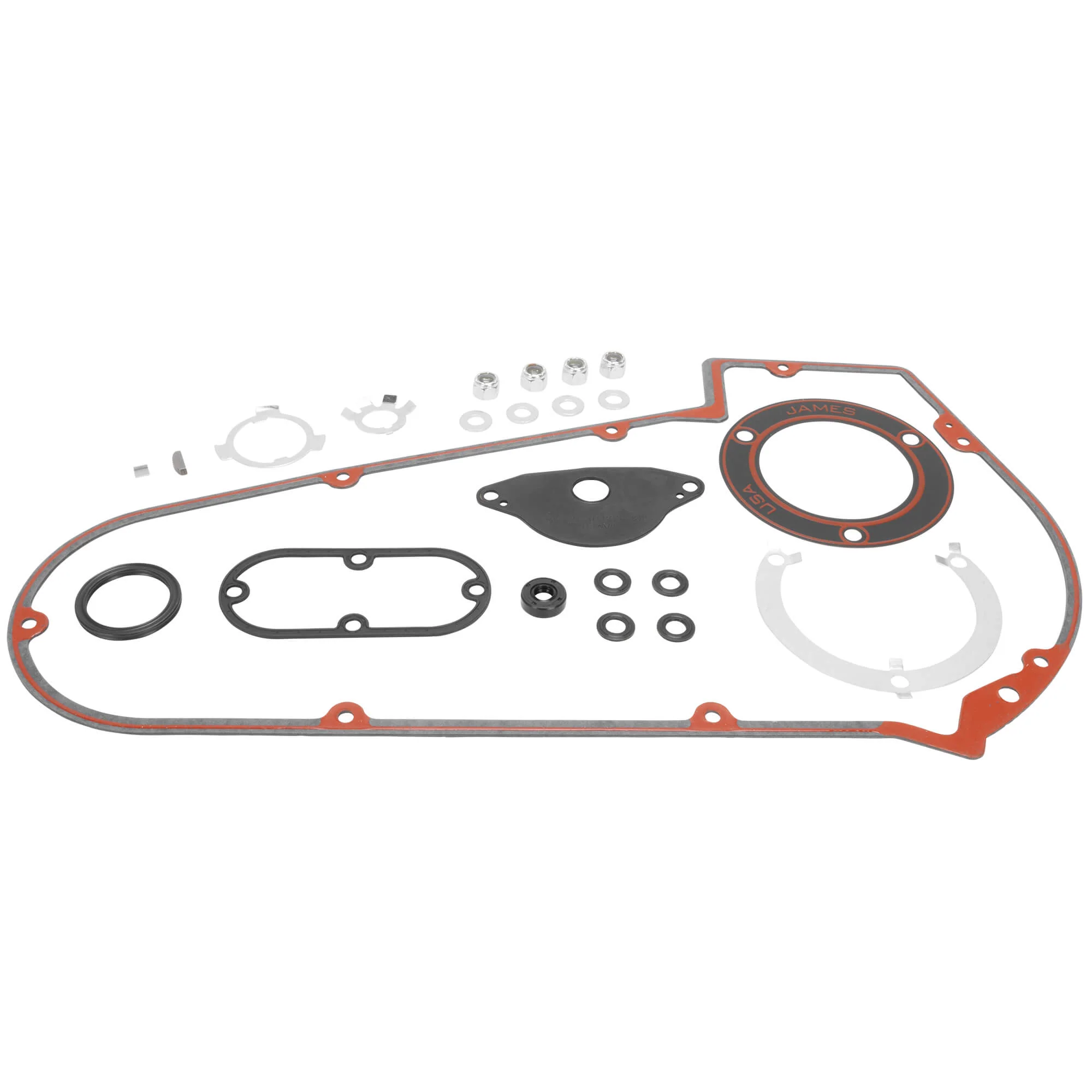 Primary Cover & Inspection Cover Gasket Kit 8-Hole Primary Cover 1965-1969 Harley-Davidson Big Twins - Image 4