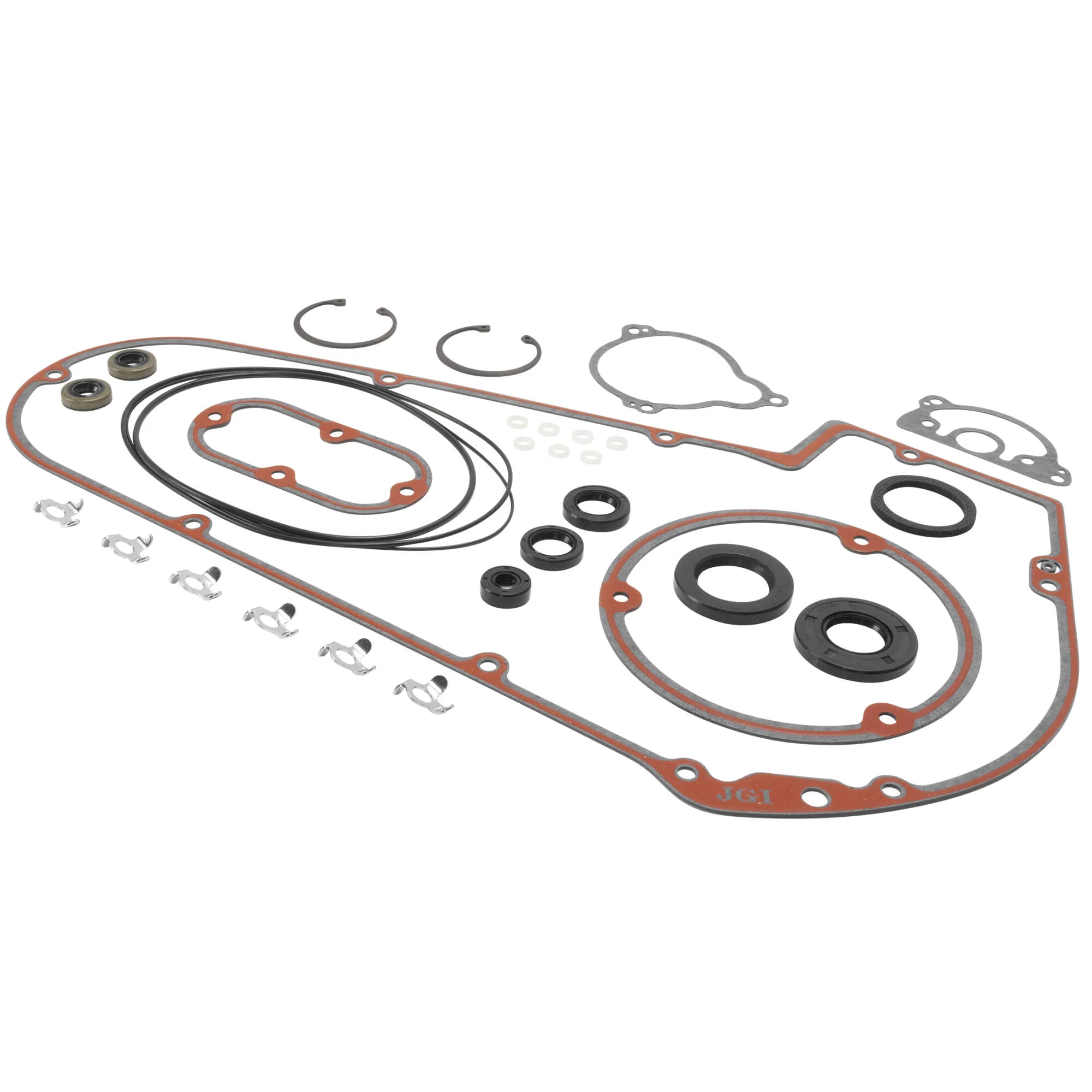 Primary Cover & Inspection Cover Gasket Kit With Seals 1984-1986 Harley-Davidson FL/FLH/FX/FXE/FXWG 1984-1988 Softail - Image 3