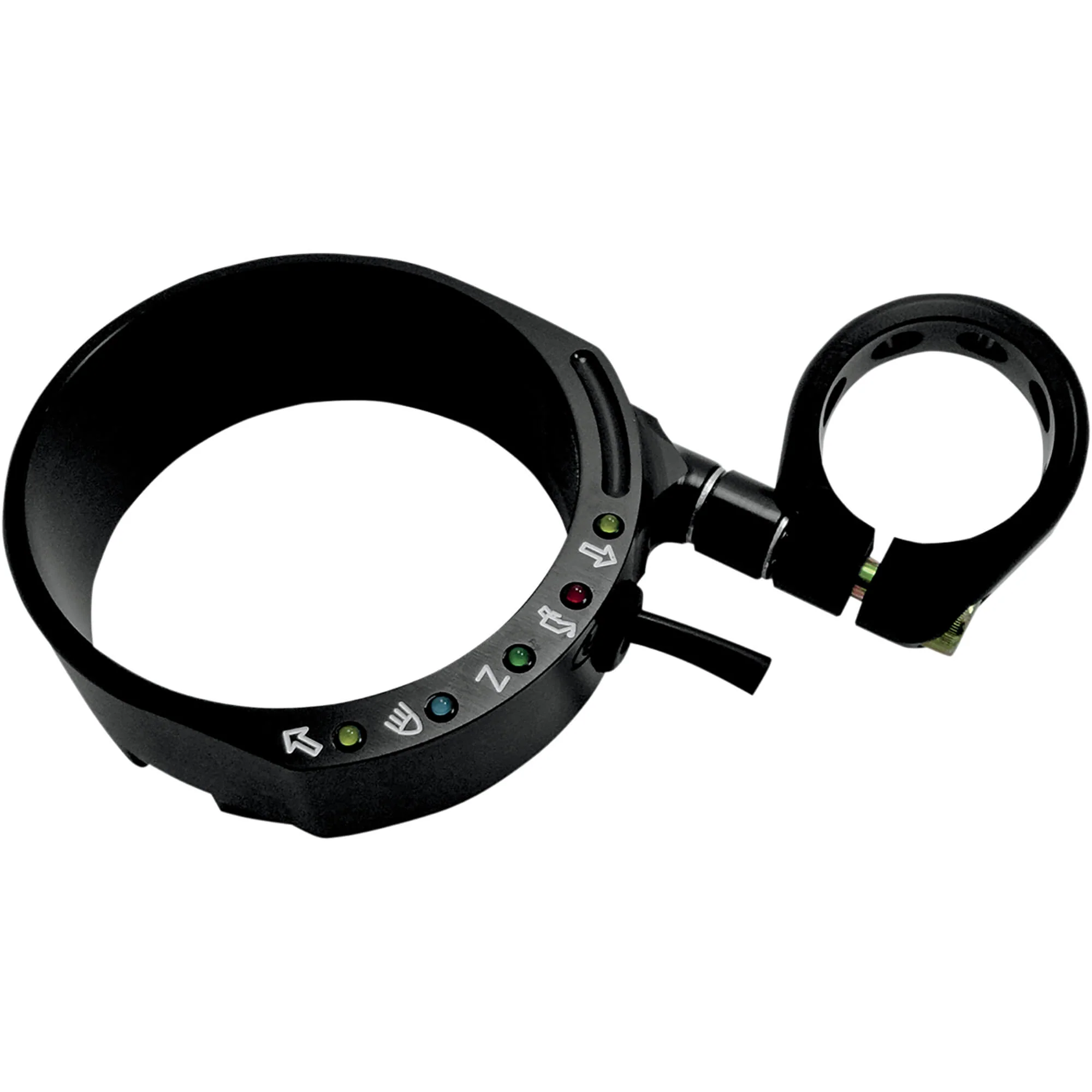 Speedometer Side Mount - Black - 2006-12 Harley-Davidson Dyna