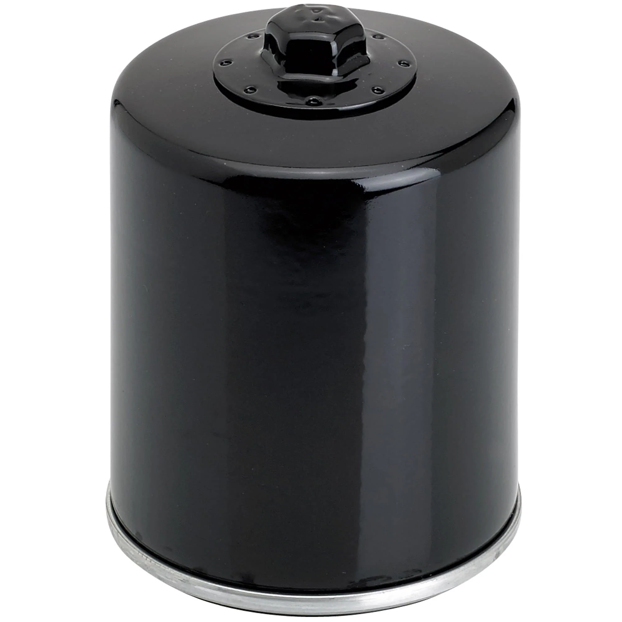Oil Filter - Black - Harley-Davidson Evolution Big Twin Harley and Sportster Models - K&N Part #KN-170 - Image 2