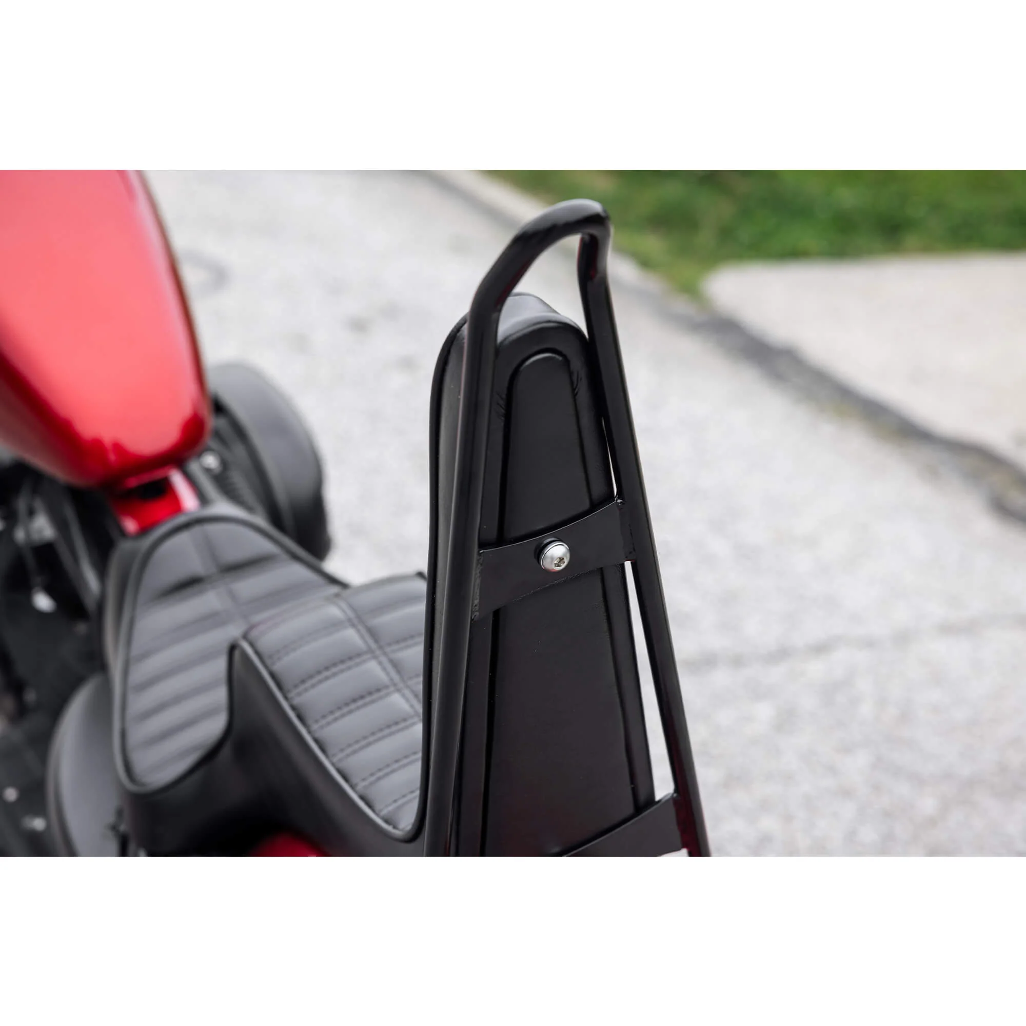 King And Queen Seat - Black Pleated - 2004-2021 (Excl. 2007-09) Harley-Davidson Sportsters - Image 24