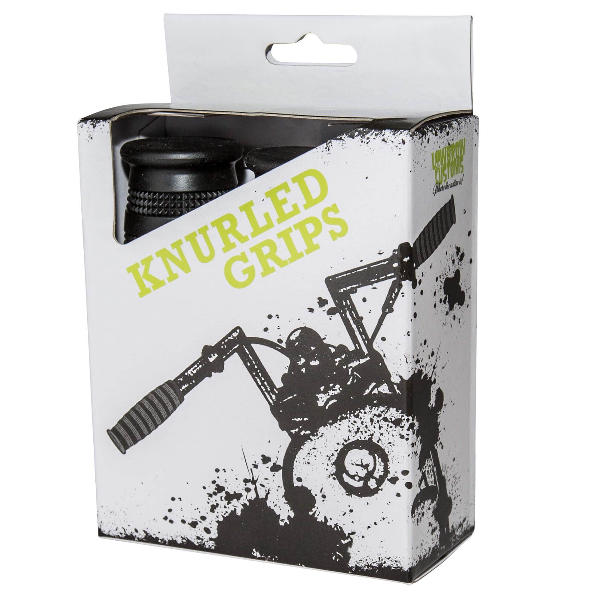 Knurled Grips - Black - 1 inch - Image 3