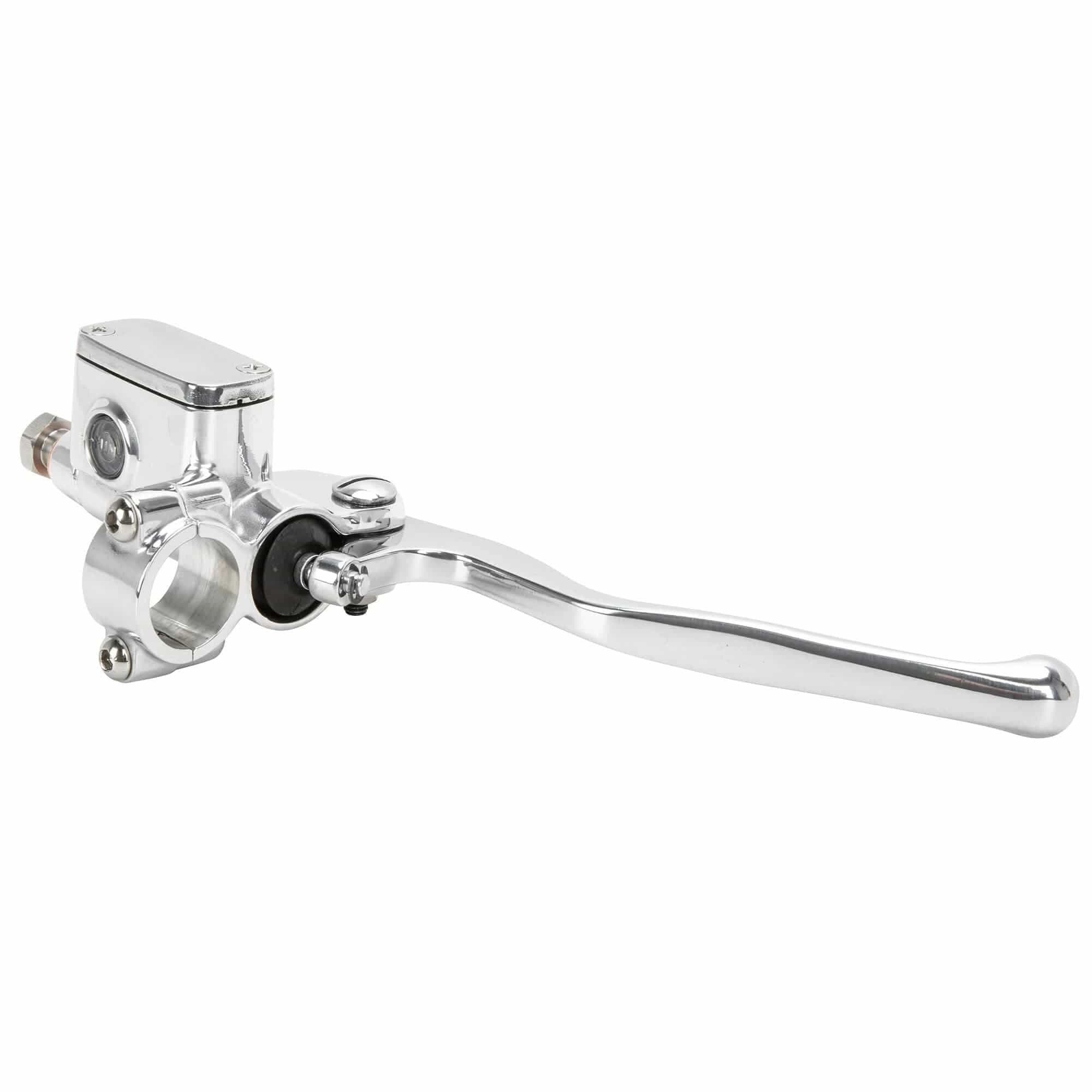 Grimeca Master Cylinder - Polished Aluminum - 1 inch Handlebars - 14mm piston - Image 2