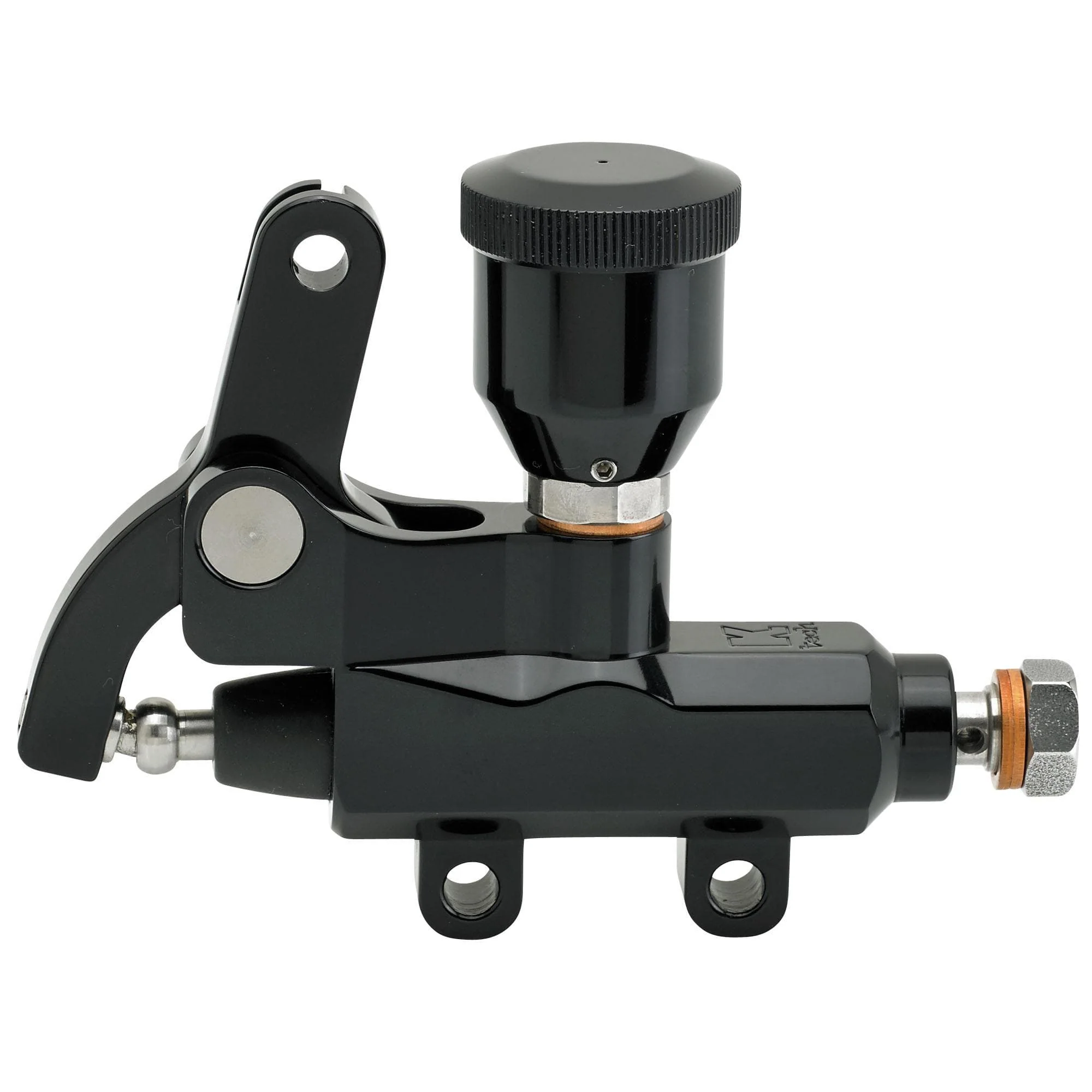 Black Wire / Cable Operated Master Cylinder With Reservoir - Image 2