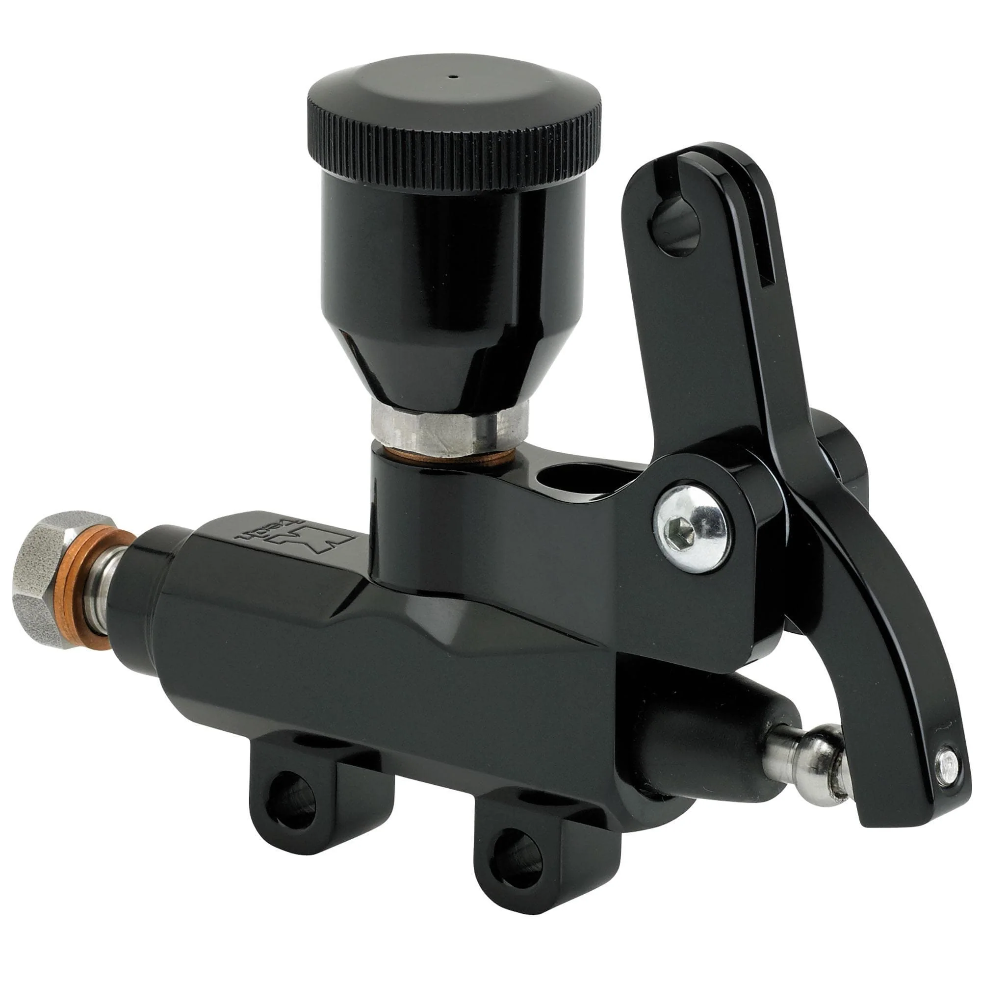 Black Wire / Cable Operated Master Cylinder With Reservoir - Image 3