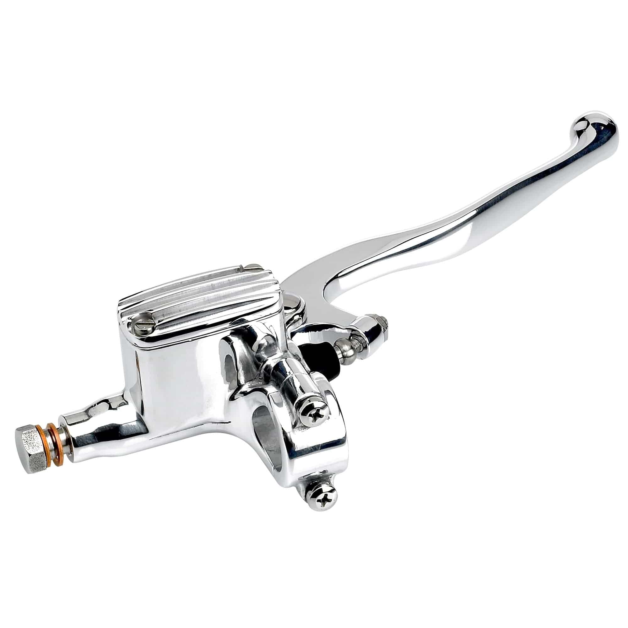 Classic 7/8 inch Master Cylinder Polished Aluminum - 12 mm Bore