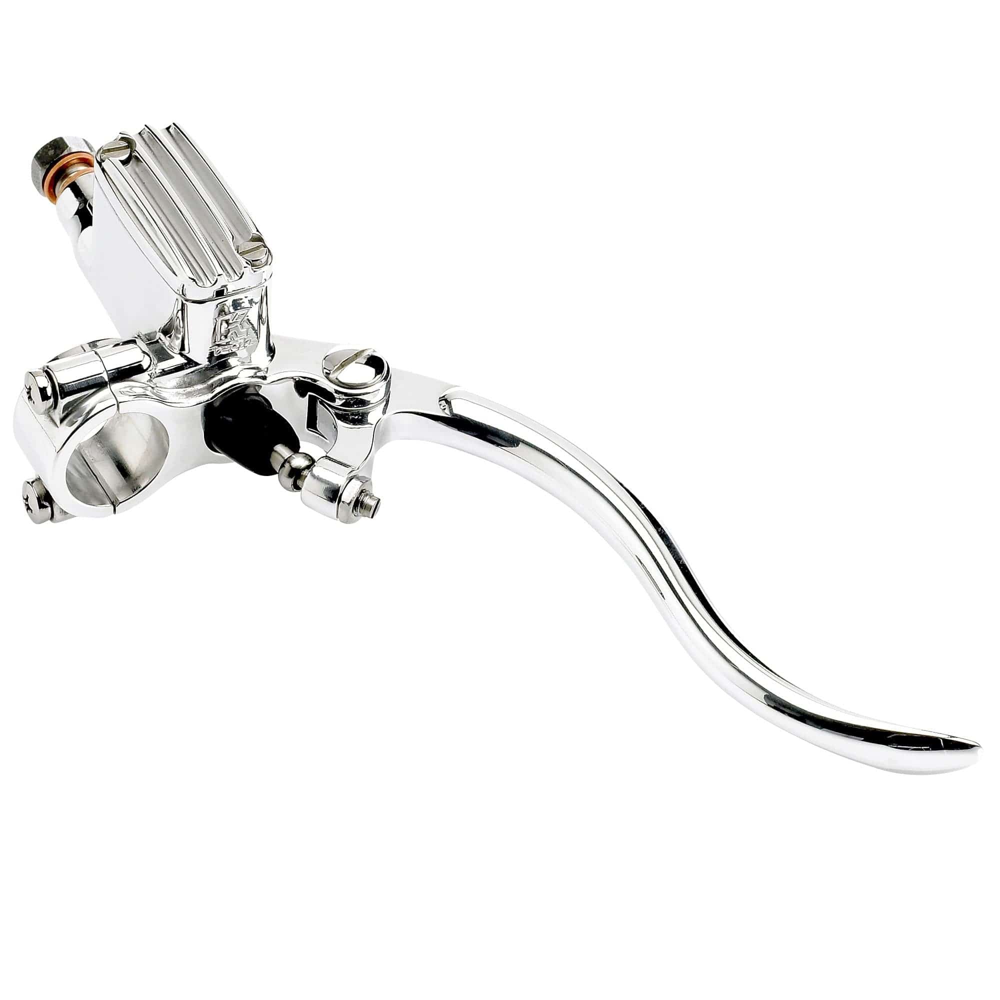 DeLuxe 1 inch Master Cylinder Polished Aluminum - Image 2
