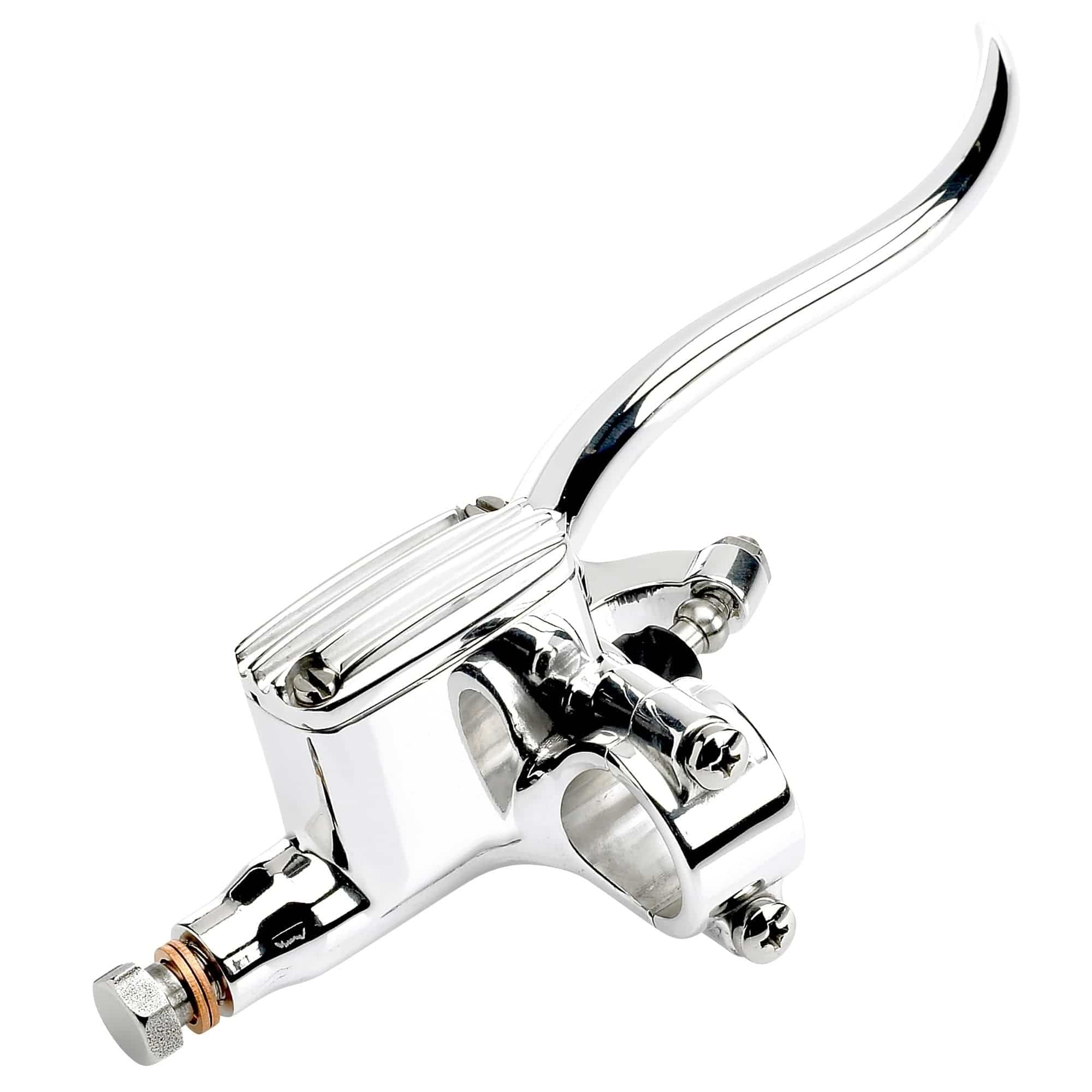 DeLuxe 1 inch Master Cylinder Polished Aluminum - Image 3