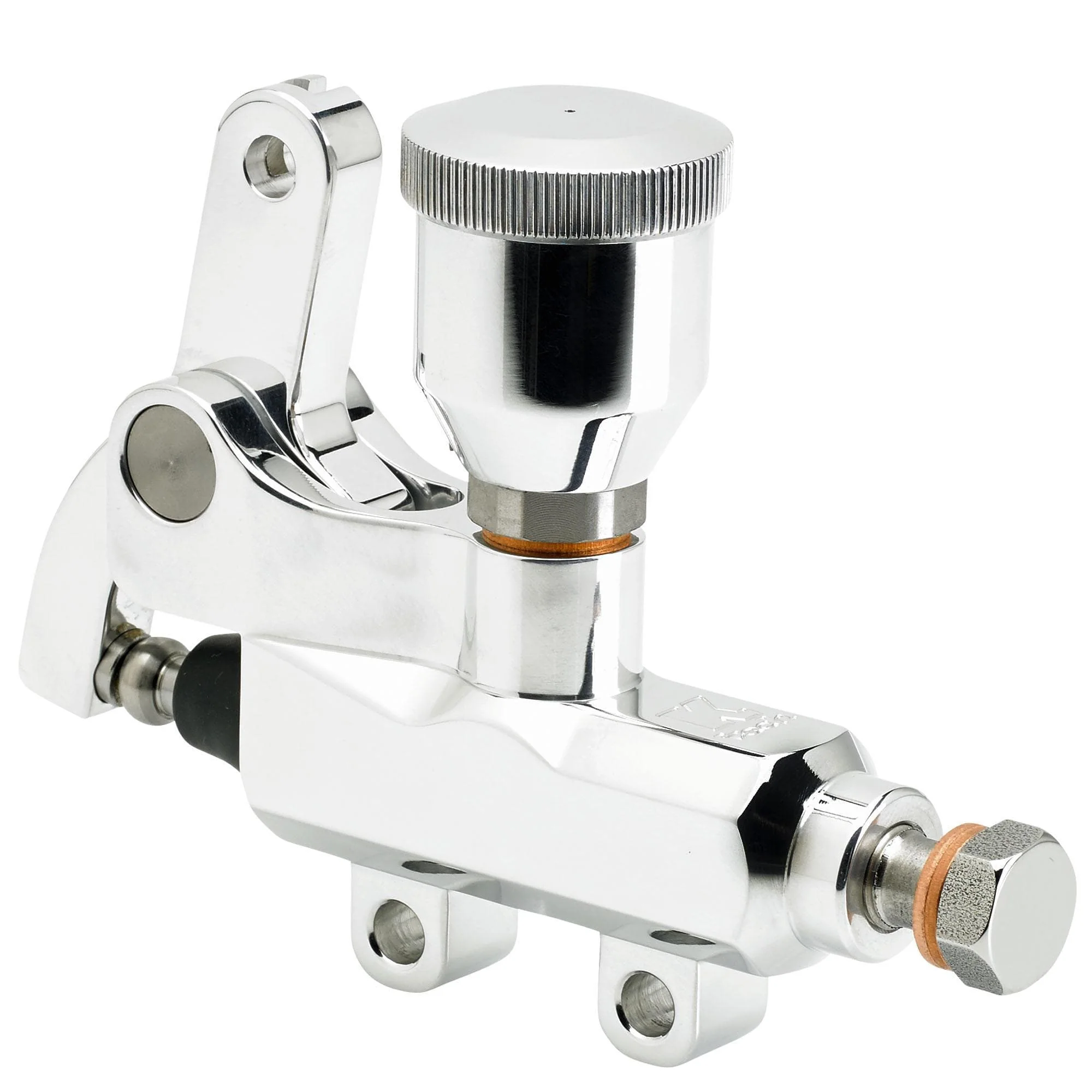 Polished Wire / Cable Operated Master Cylinder With Reservoir
