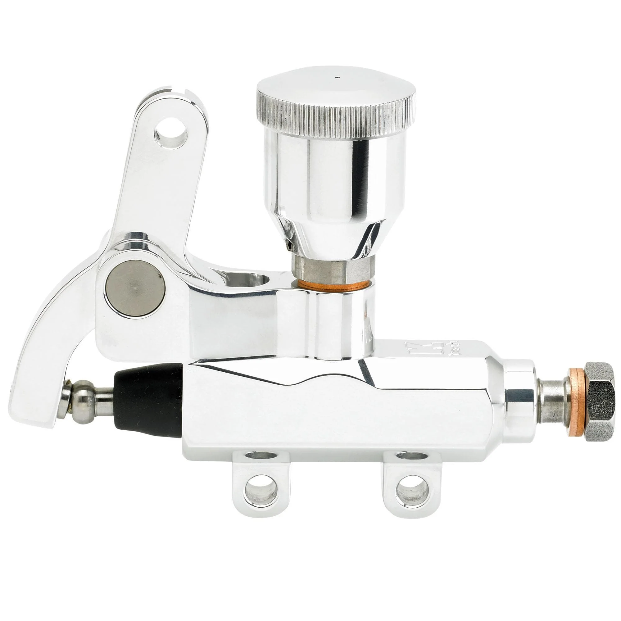 Polished Wire / Cable Operated Master Cylinder With Reservoir - Image 2