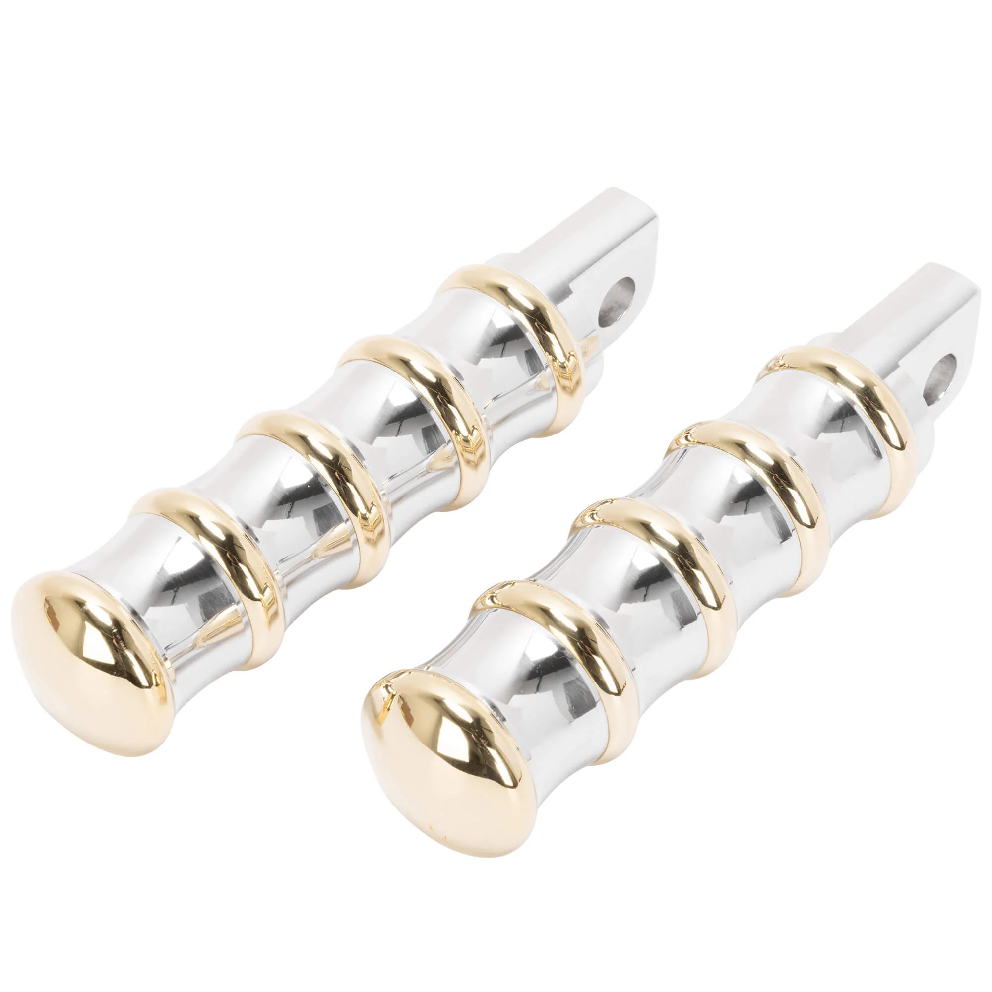 Vintage Line Foot Pegs - Auminum & Brass - Image 3