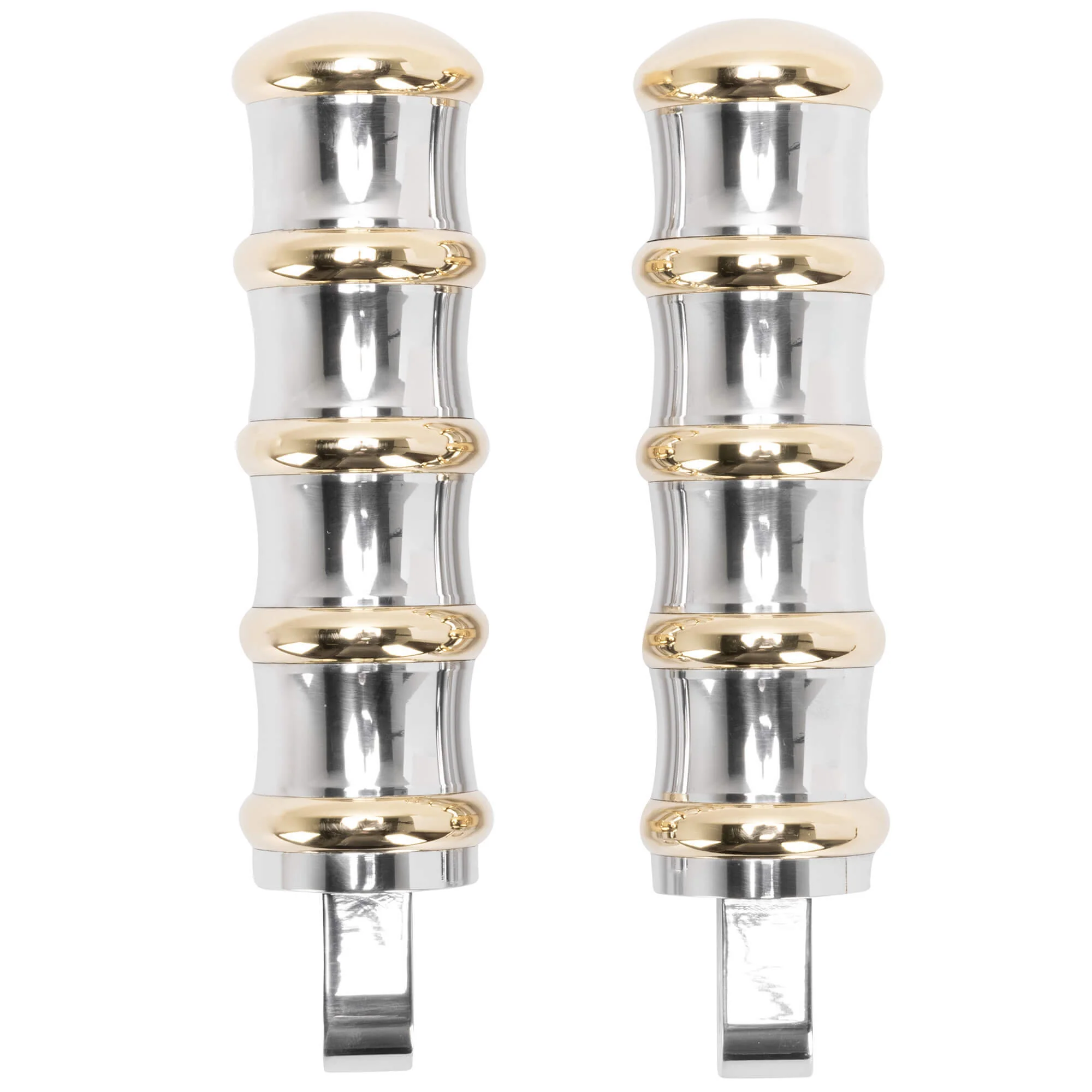 Vintage Line Foot Pegs - Auminum & Brass - Image 4