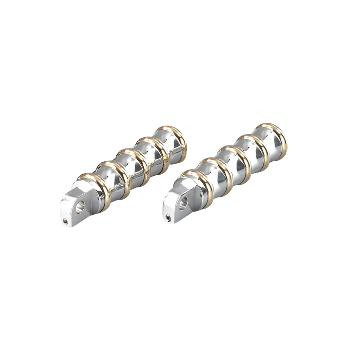 Vintage Line Foot Pegs - Auminum & Brass - Image 6