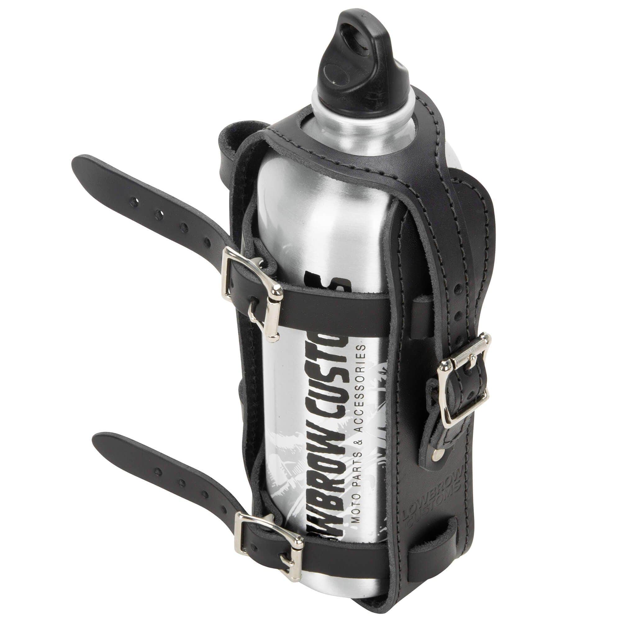 Leather Fuel Reserve Bottle Carrier - Black - Image 6