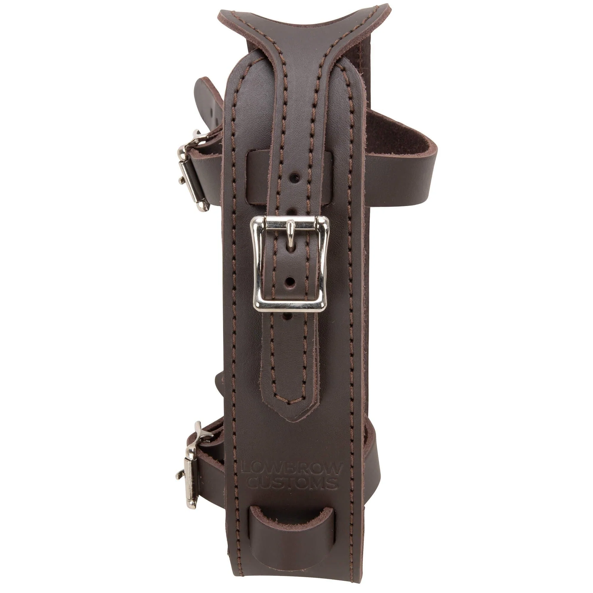 Leather Fuel Reserve Bottle Carrier - Brown - Image 3