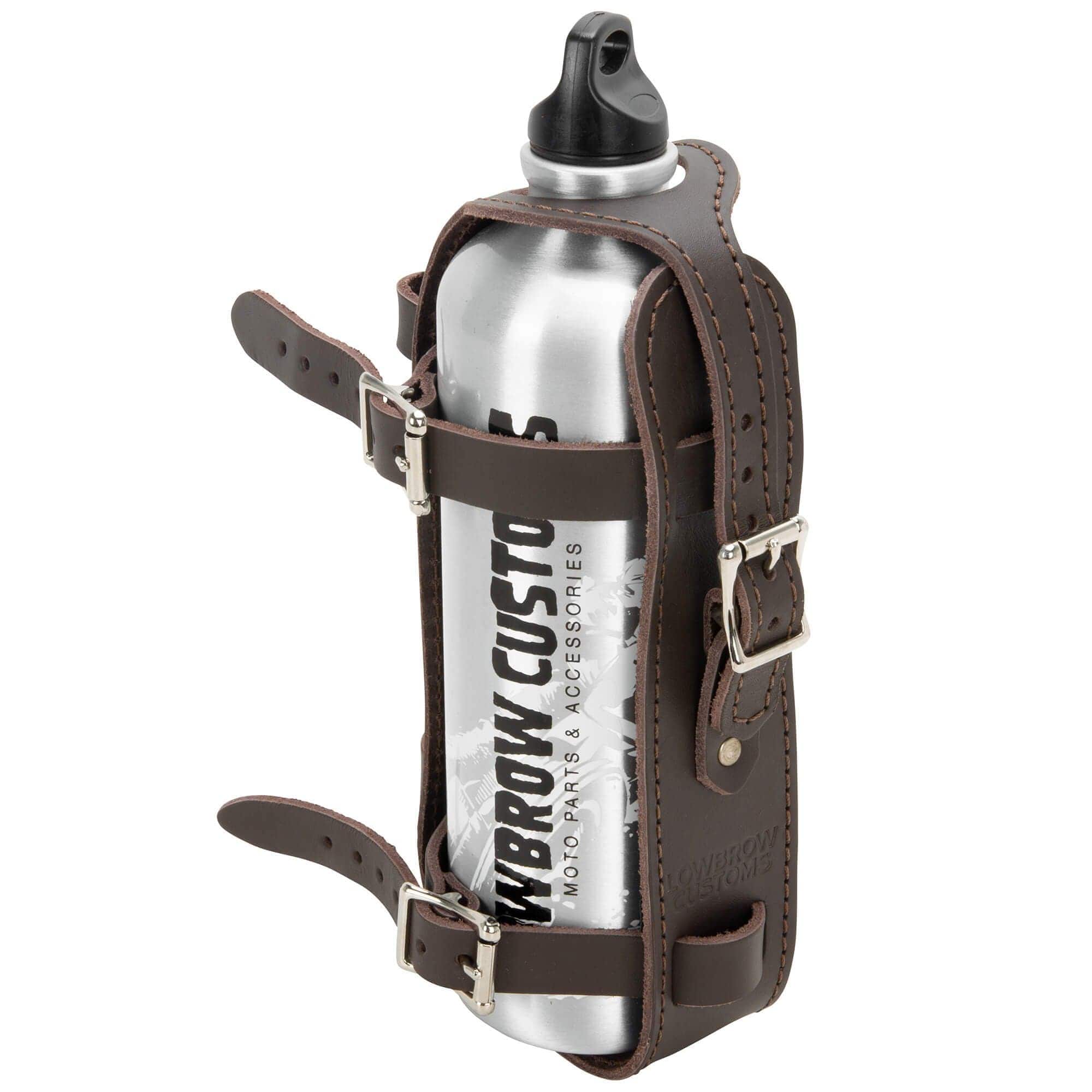 Leather Fuel Reserve Bottle Carrier - Brown - Image 6