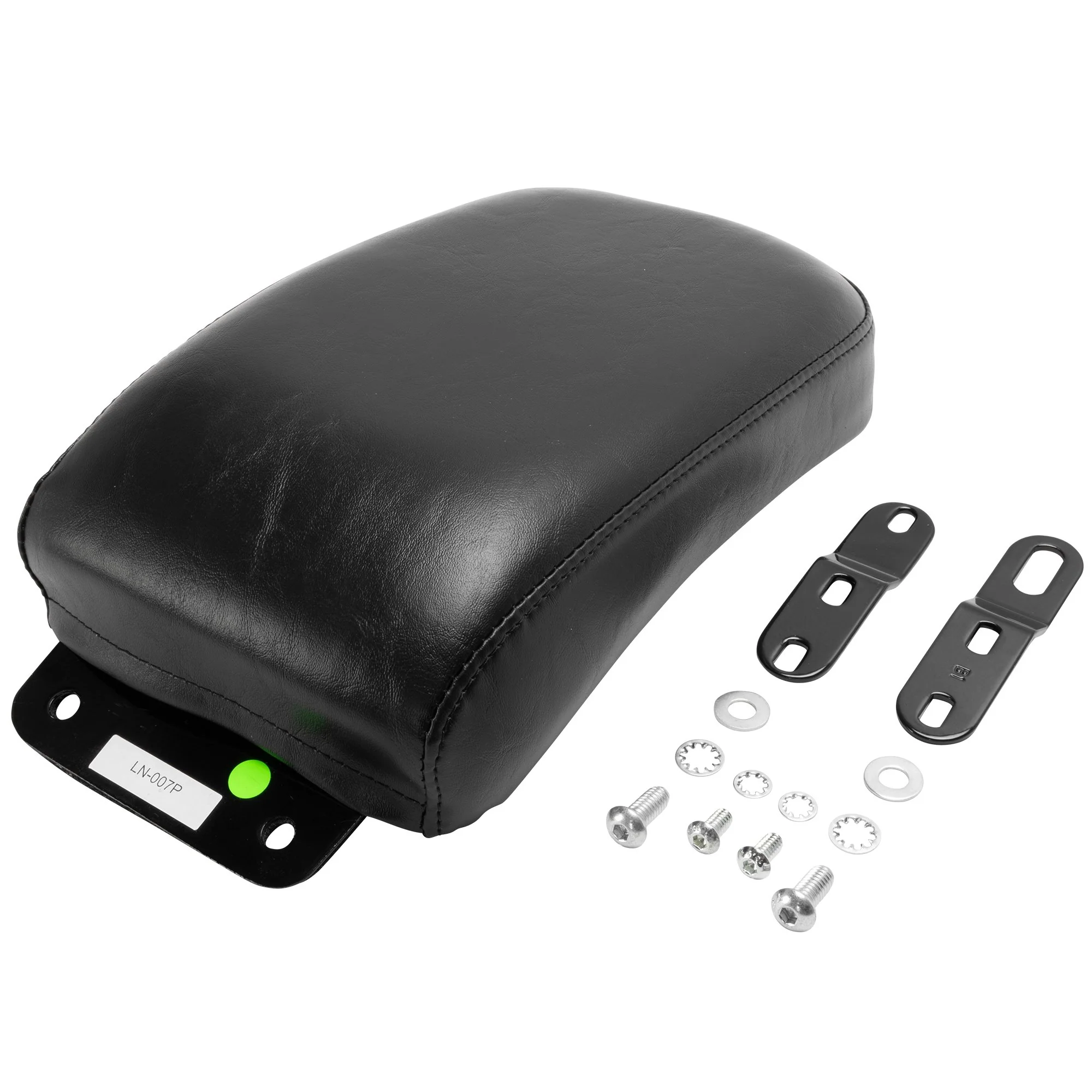 Pillion P-Pad - Smooth for Bare Bones Solo Seats - fits 1984-1999 Harley-Davidson Softail - Image 2