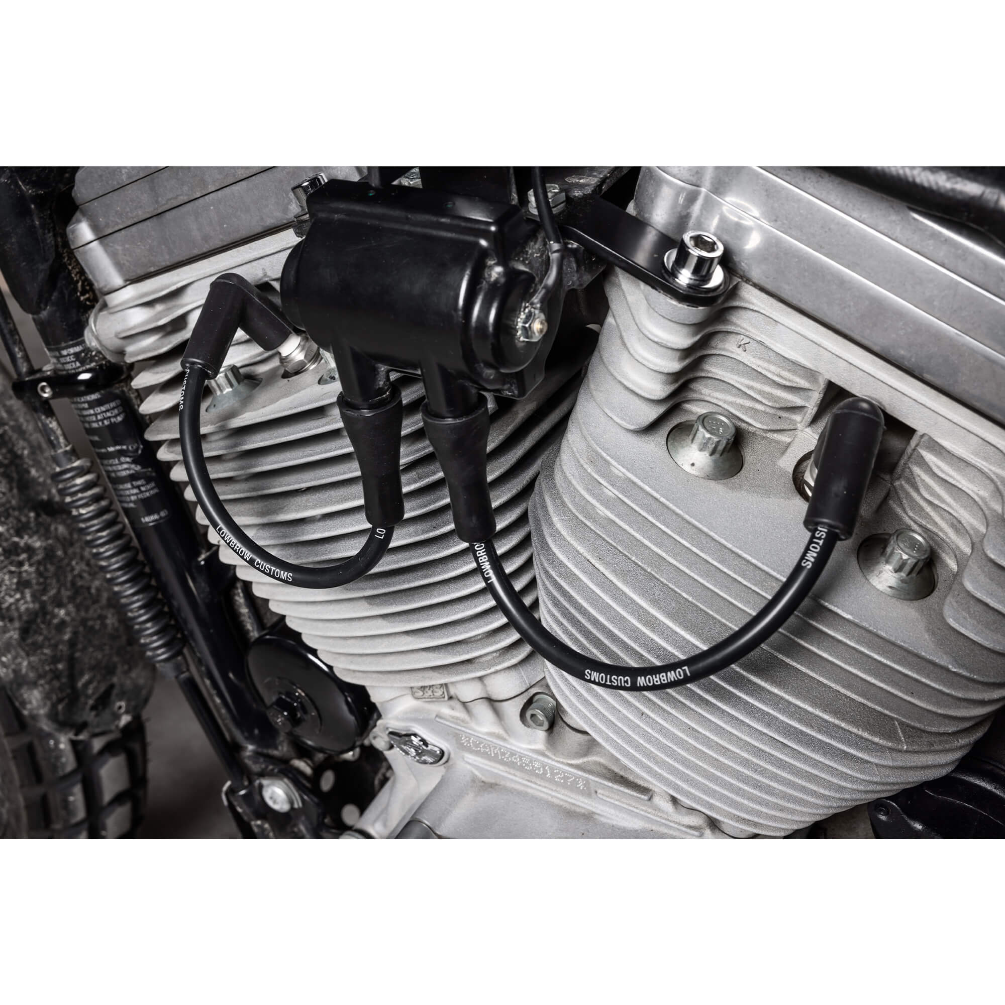 Spark Plug Wire Set For Use With Gasbox 1986-2003 Sportster Top Motor Mounts with Coil Relocation - Image 16