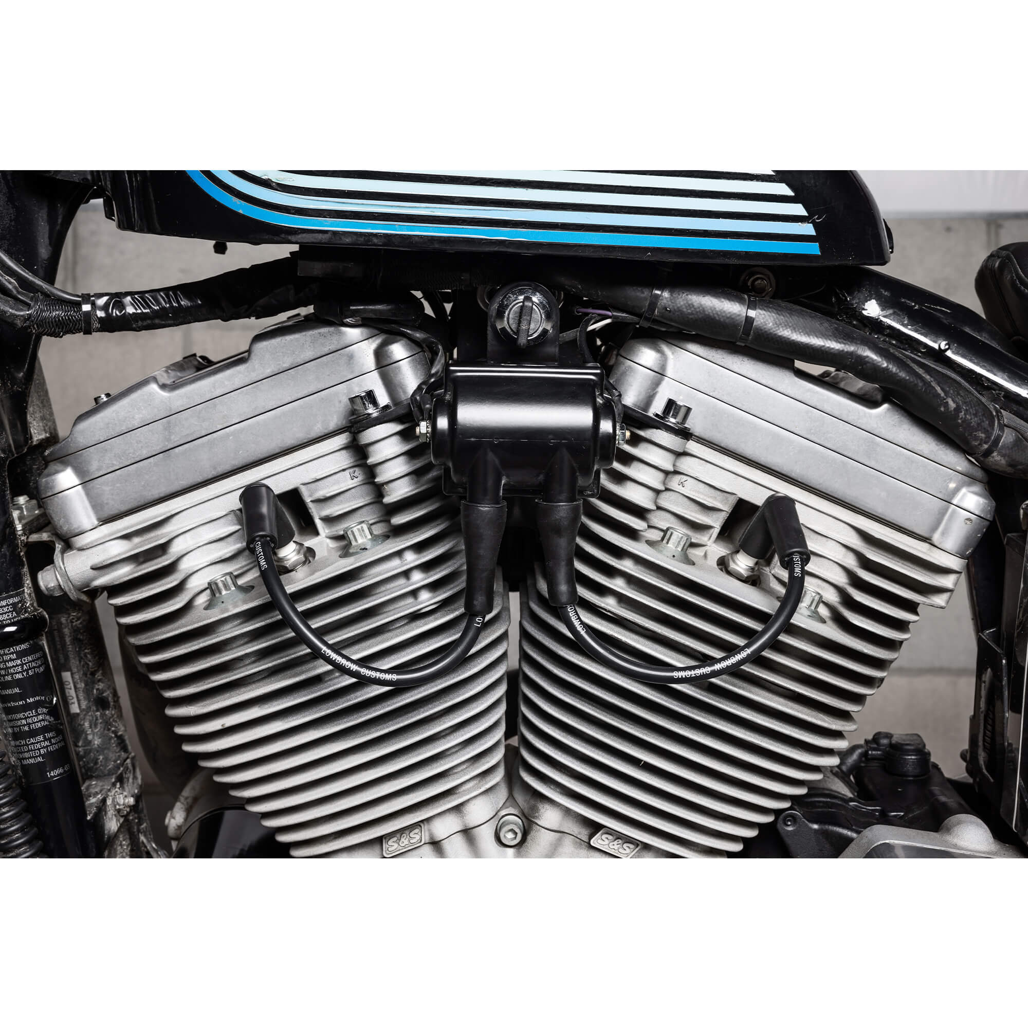 Spark Plug Wire Set For Use With Gasbox 1986-2003 Sportster Top Motor Mounts with Coil Relocation - Image 7
