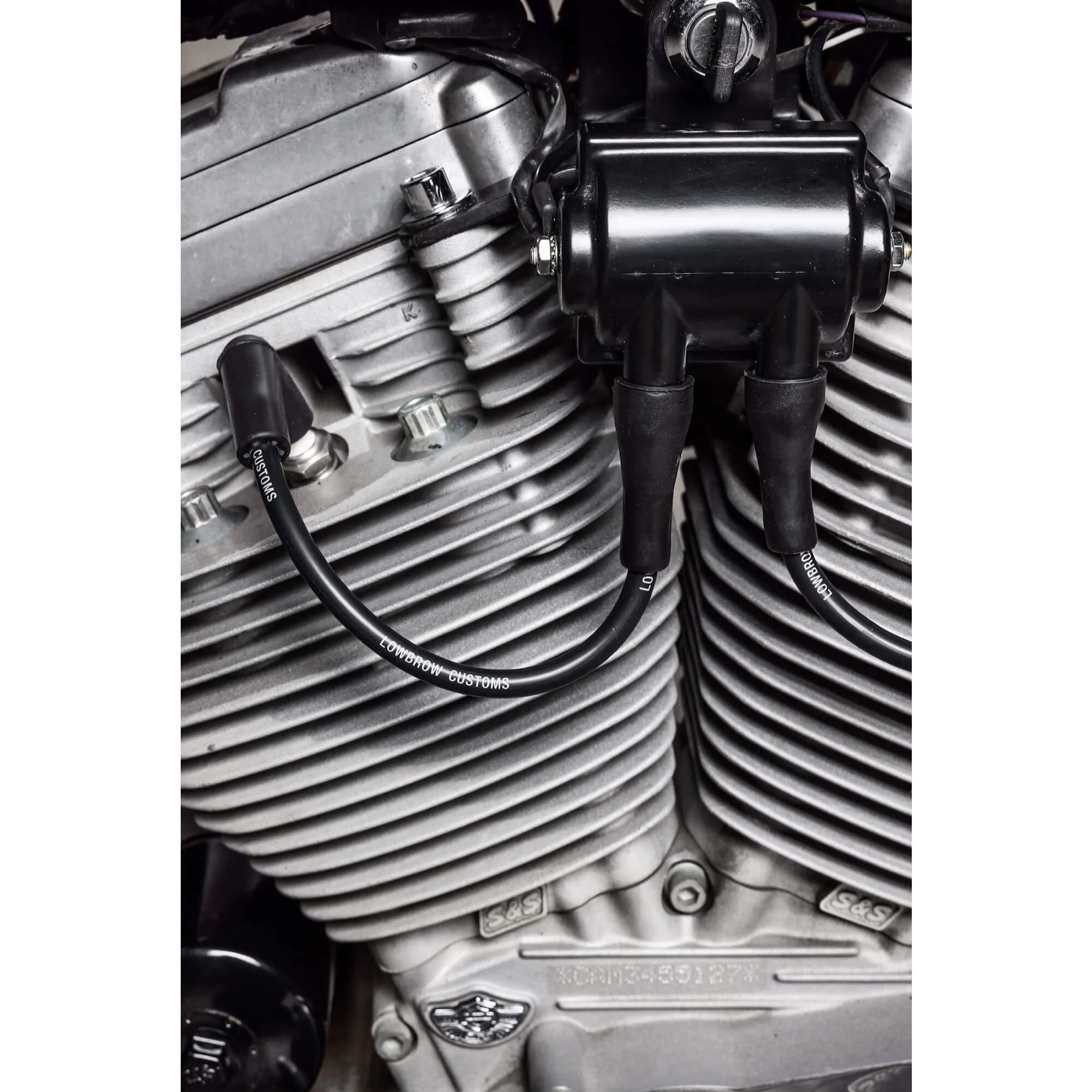 Spark Plug Wire Set For Use With Gasbox 1986-2003 Sportster Top Motor Mounts with Coil Relocation - Image 9
