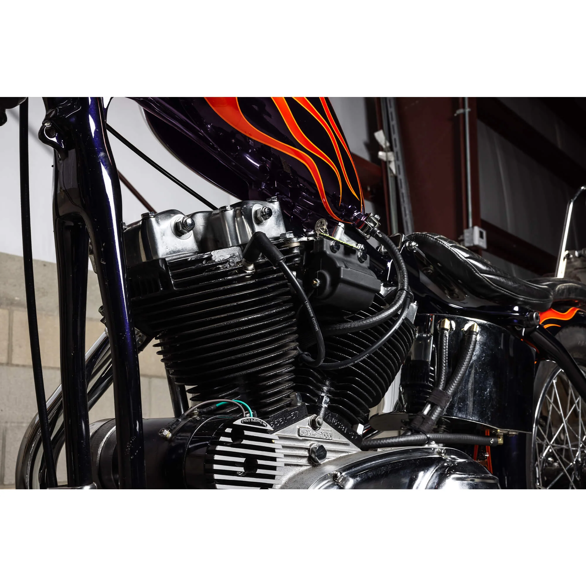 Lowbrow Customs Spark Plug Wire Set 1982-1994 Harley FXR and Gasbox Ironhead & Big Twin Top Motor Mounts - Image 10