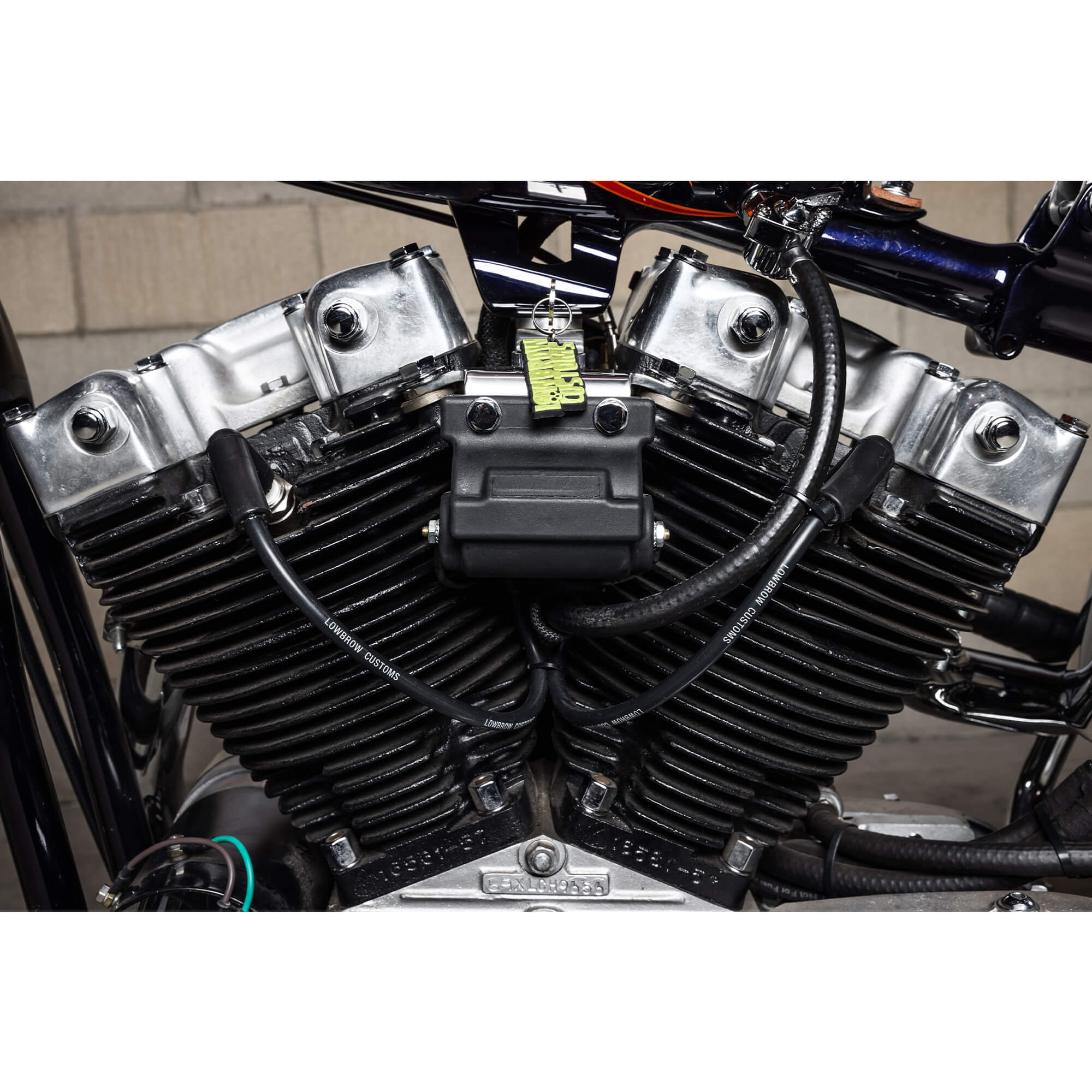 Lowbrow Customs Spark Plug Wire Set 1982-1994 Harley FXR and Gasbox Ironhead & Big Twin Top Motor Mounts - Image 7