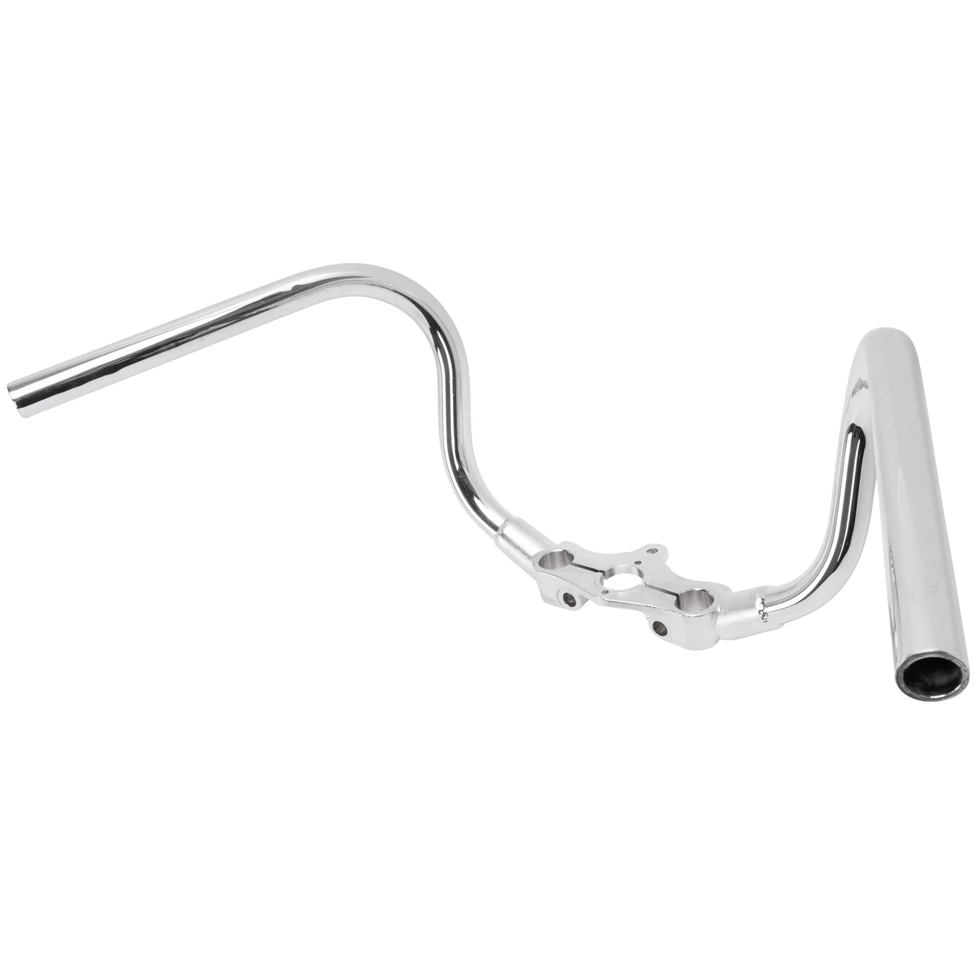 Lowbrow Customs Springer Buckhorn Handlebars - 1 inch - Chrome - Image 11