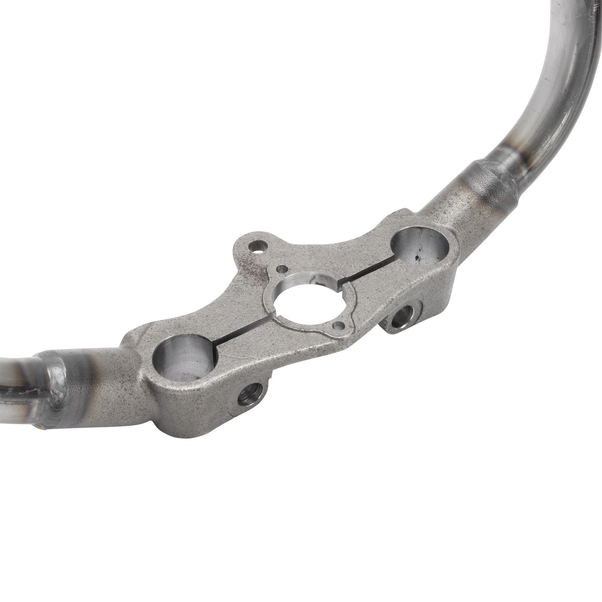 Lowbrow Customs Springer Buckhorn Handlebars - 1 inch - Raw - Image 11