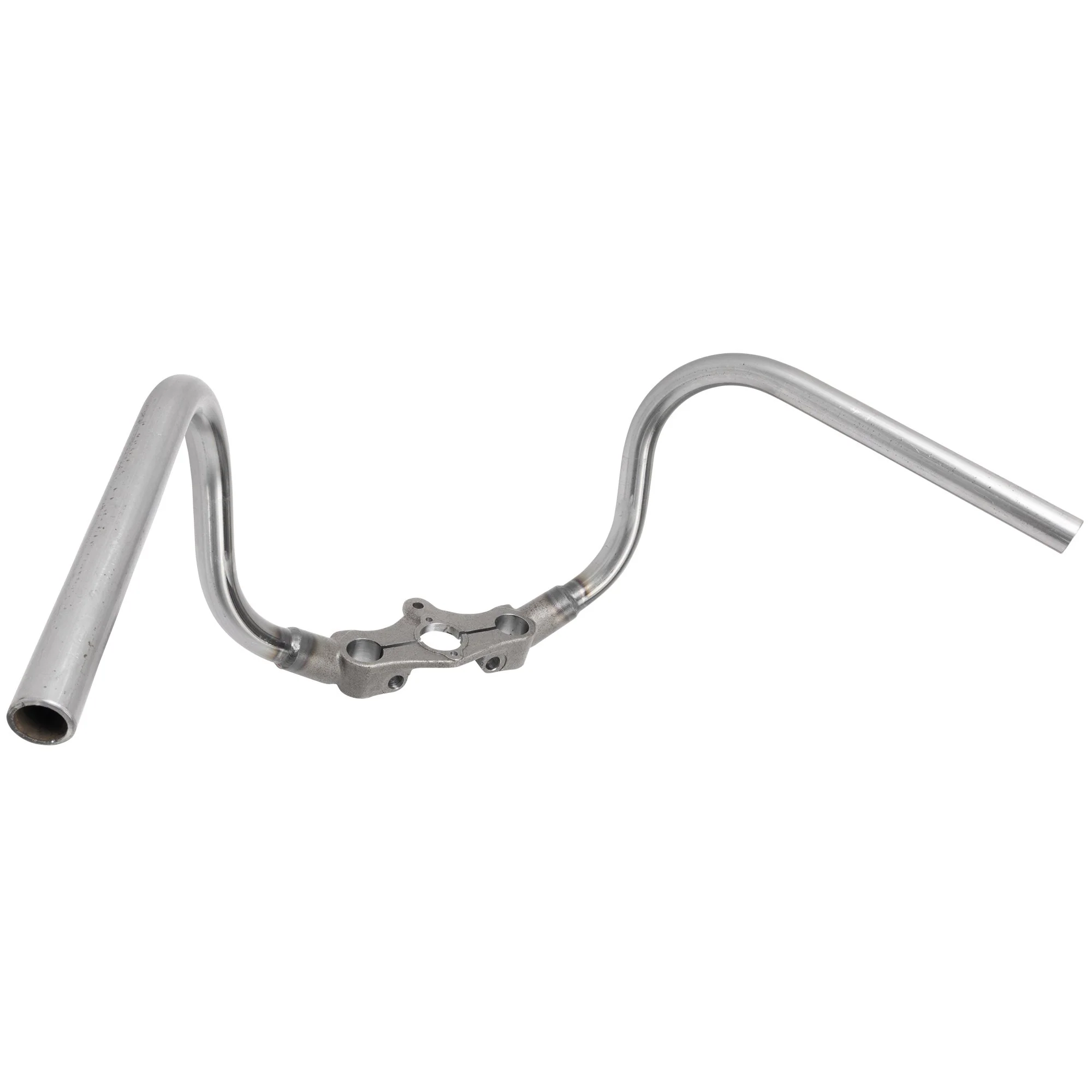 Lowbrow Customs Springer Buckhorn Handlebars - 1 inch - Raw - Image 7