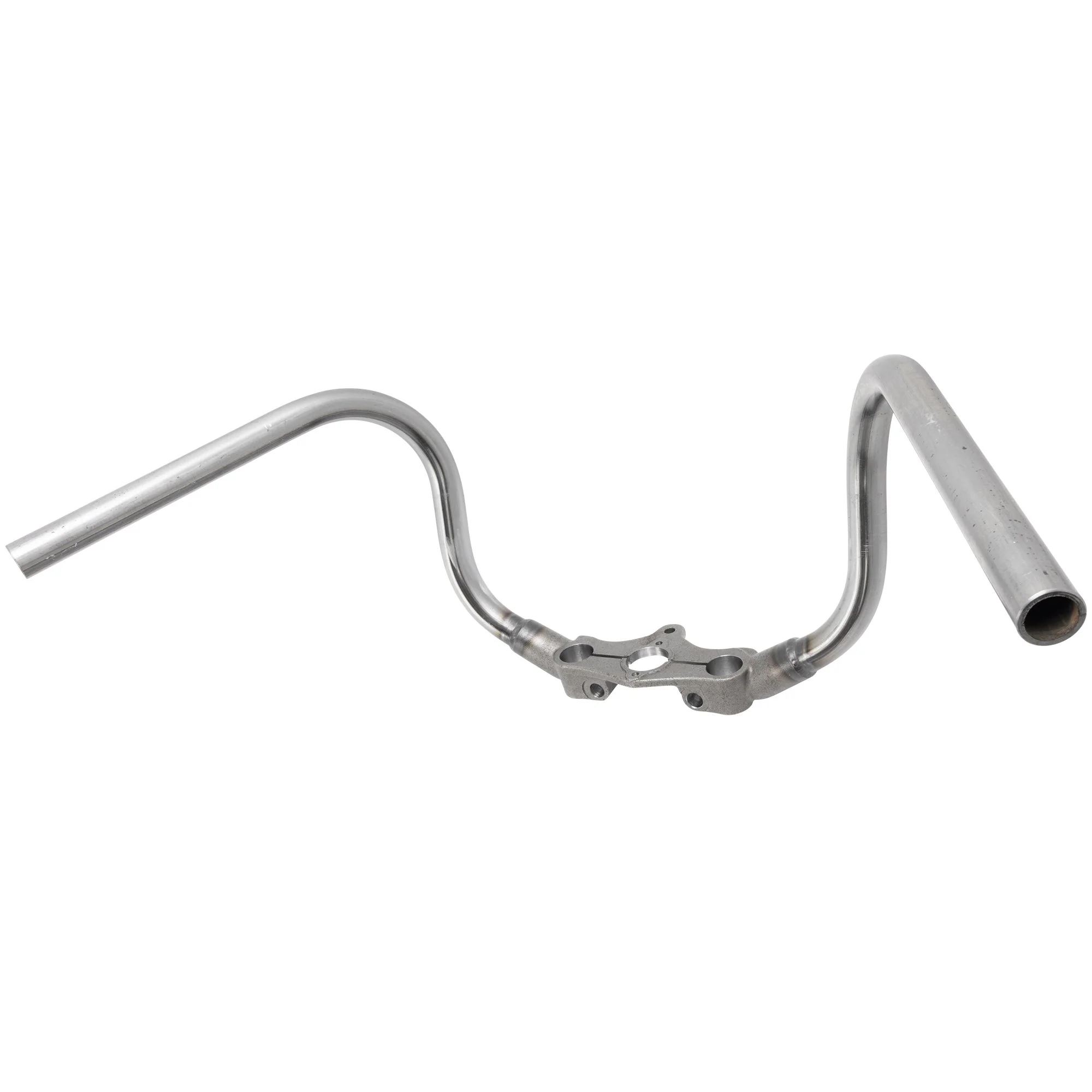 Lowbrow Customs Springer Buckhorn Handlebars - 1 inch - Raw - Image 8
