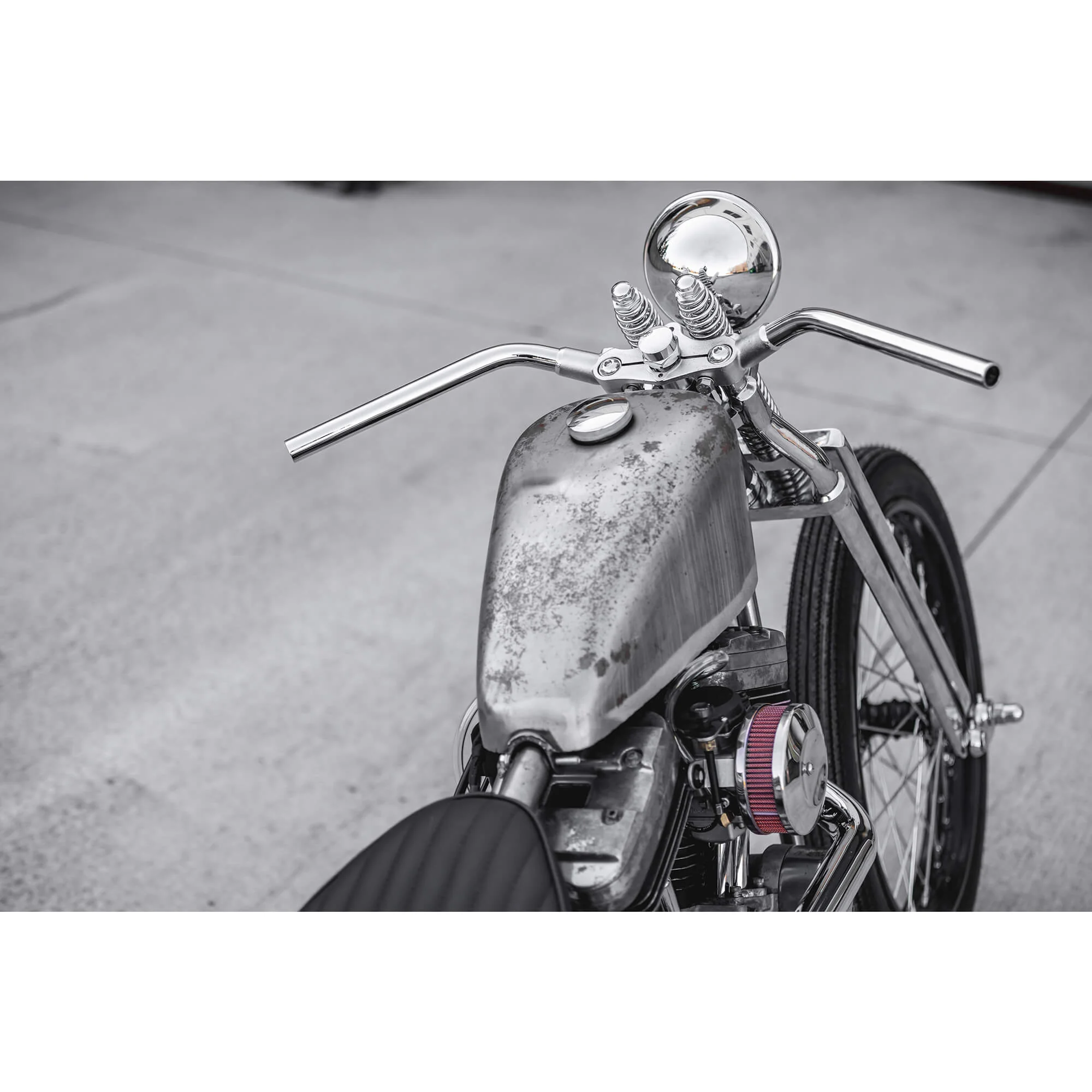 Lowbrow Customs Springer Lil Speedies Handlebars - 1 inch - Chrome - Image 5