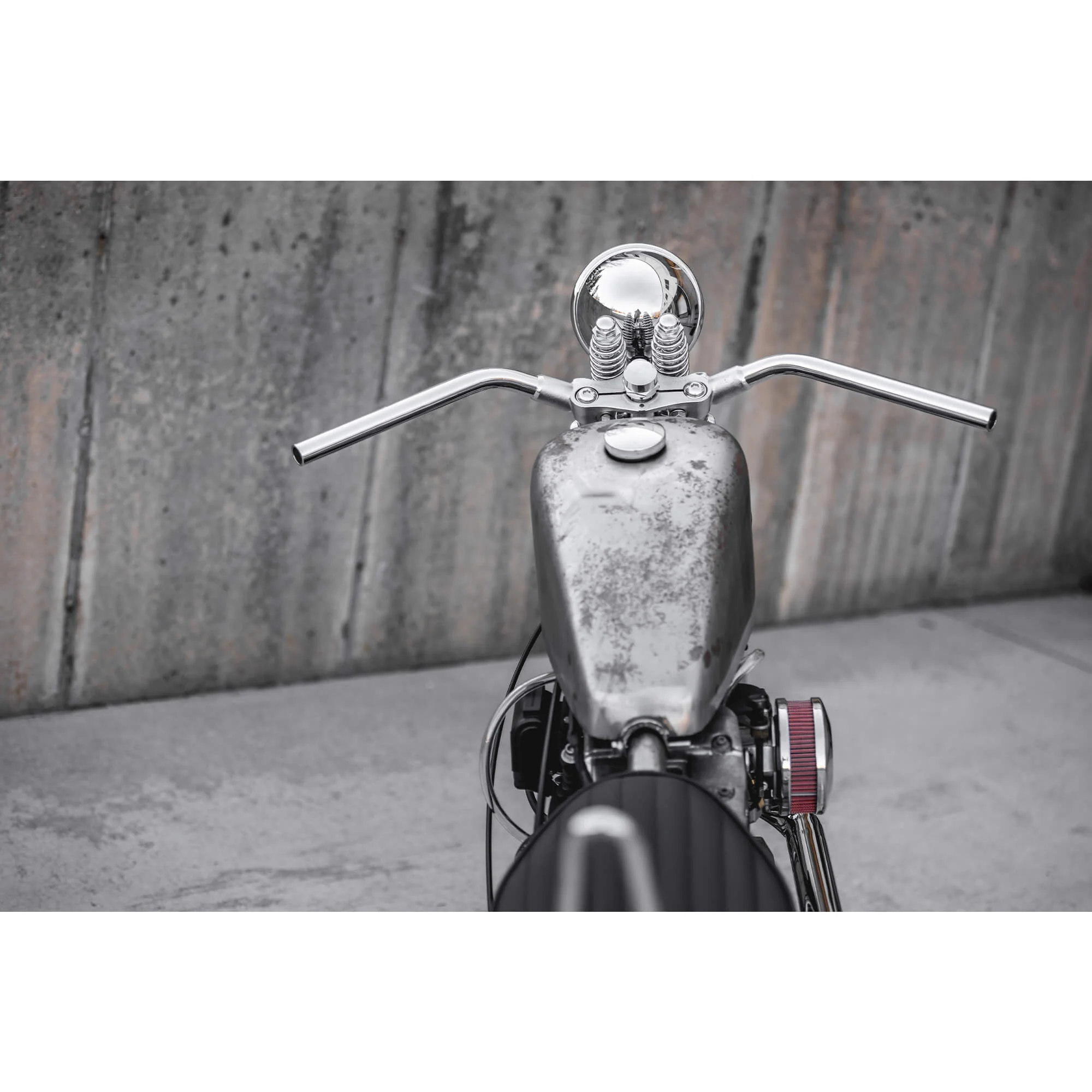 Lowbrow Customs Springer Lil Speedies Handlebars - 1 inch - Chrome - Image 7